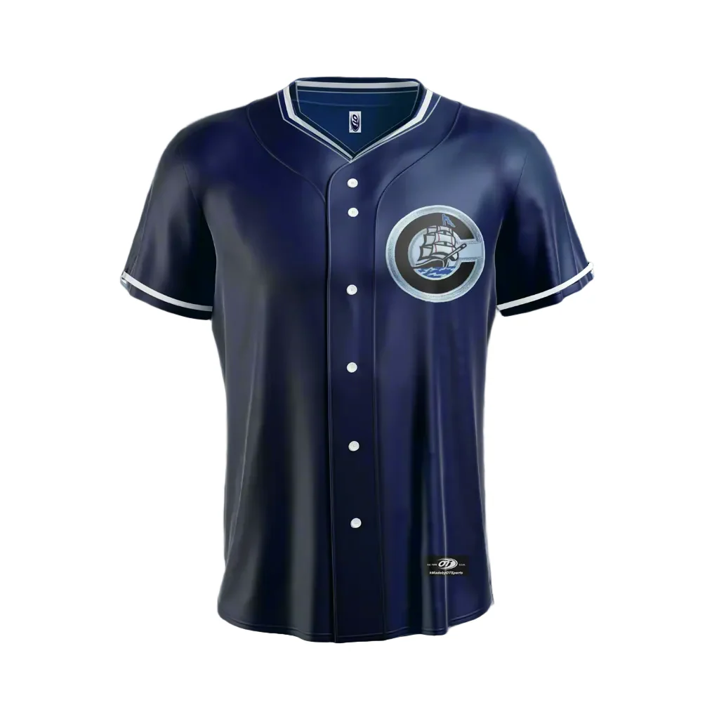 Columbus Clippers Navy Retro Jersey