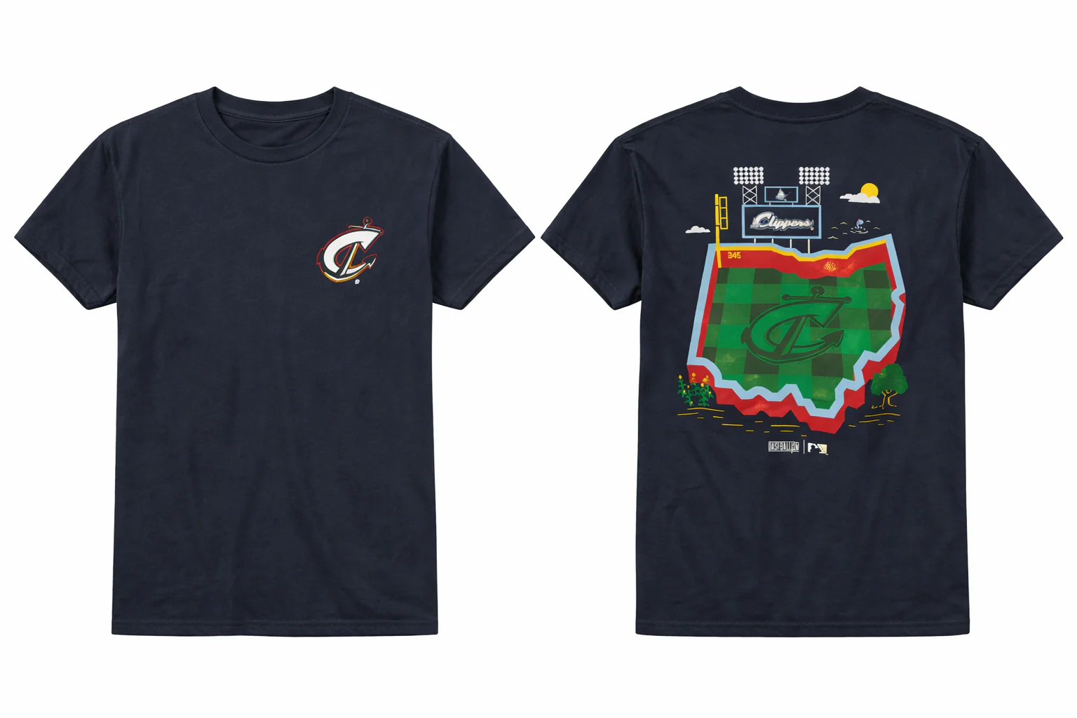 Columbus Clippers Outfield Stadium Tee - Image 3