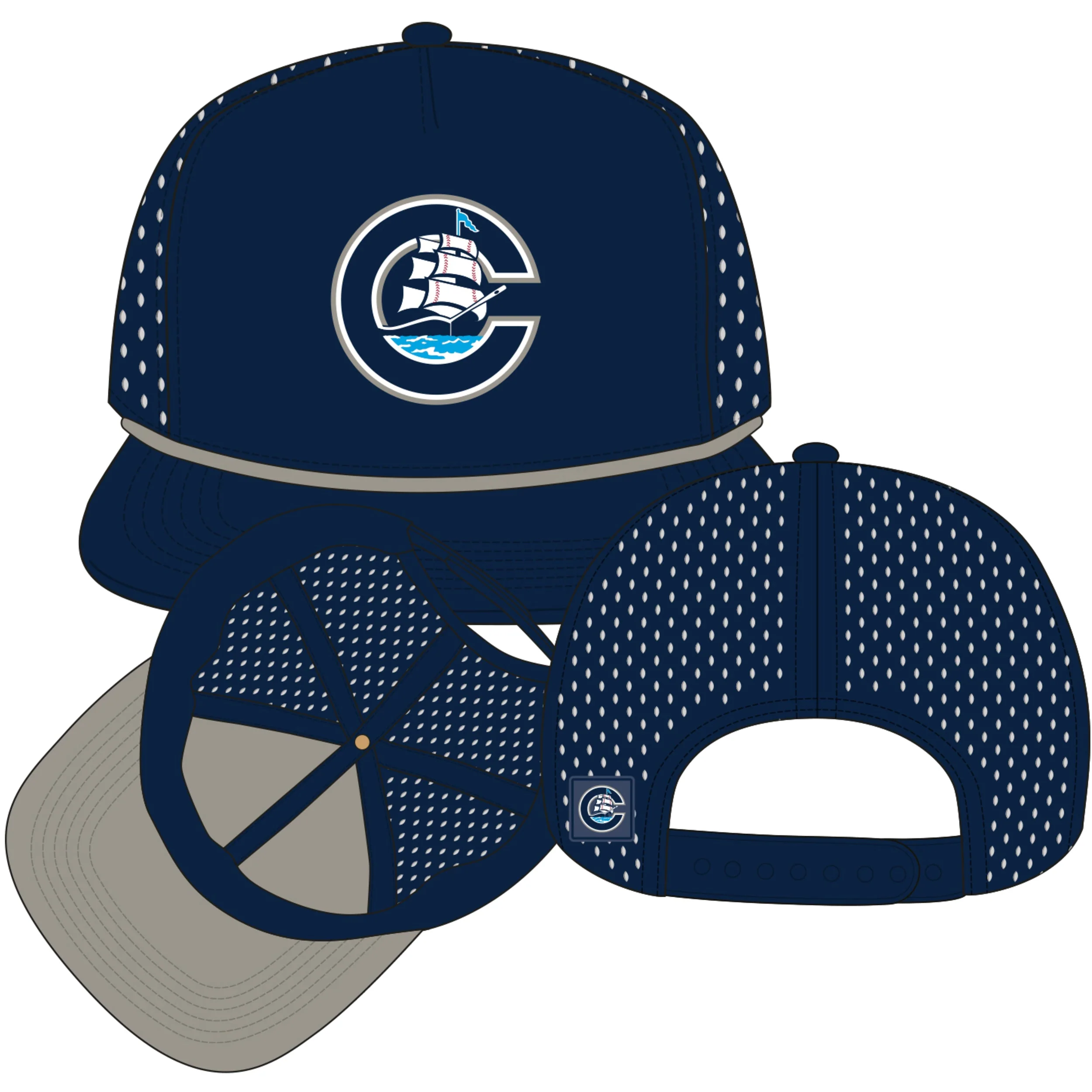 Columbus Clippers Retro Mesh Hat - Image 2