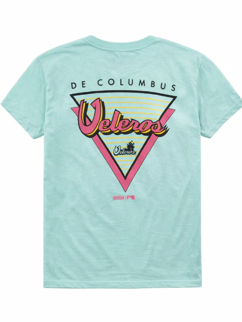 Columbus Clippers Teal Veleros Tee - Image 2