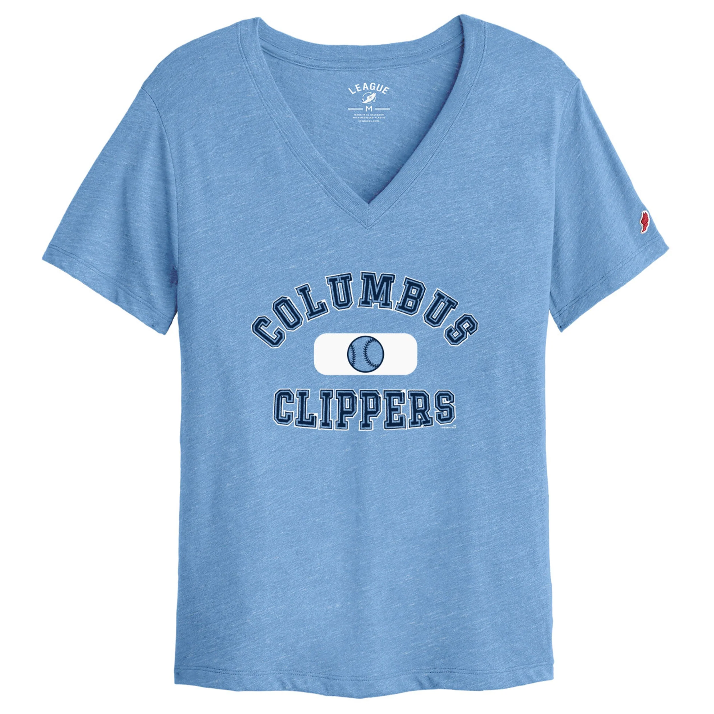 Columbus Clippers Women's Intramural Boyfriend V-Neck Tee