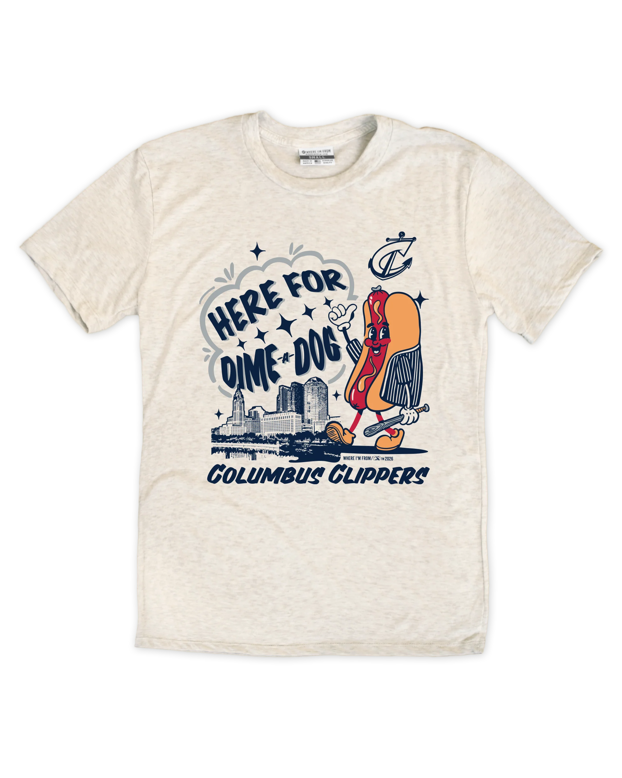 Columbus Clippers Here for City Tee