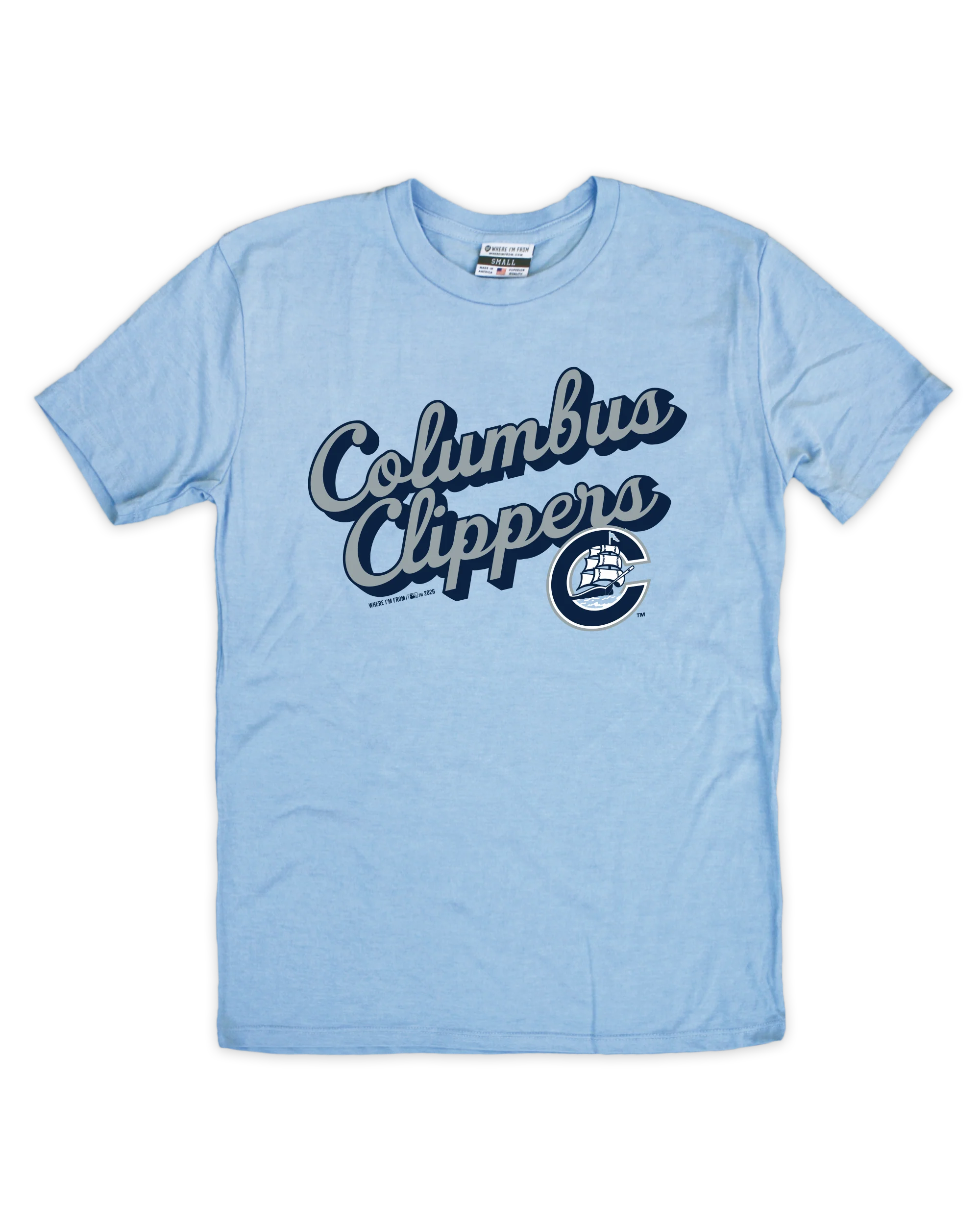 Columbus Clippers Script Columbus Tee