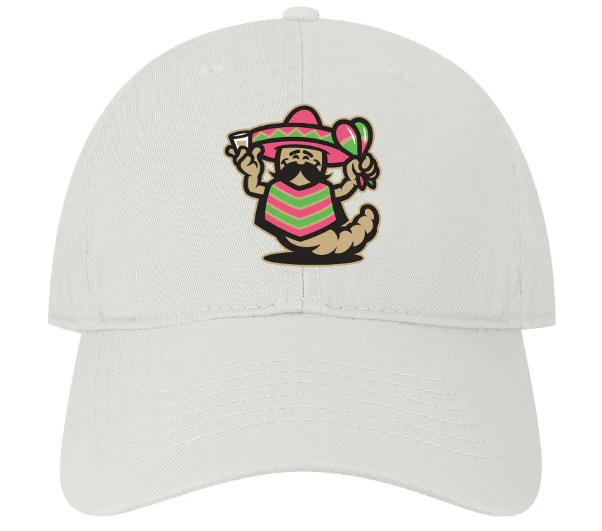 Copa Relaxed Twill Adjustable w/ Full Color Worm Mascot Hat
