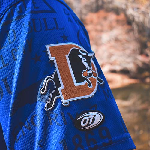 Durham Bulls OT Sports 2022 New Youth Alternate Bull City Jersey - Image 3