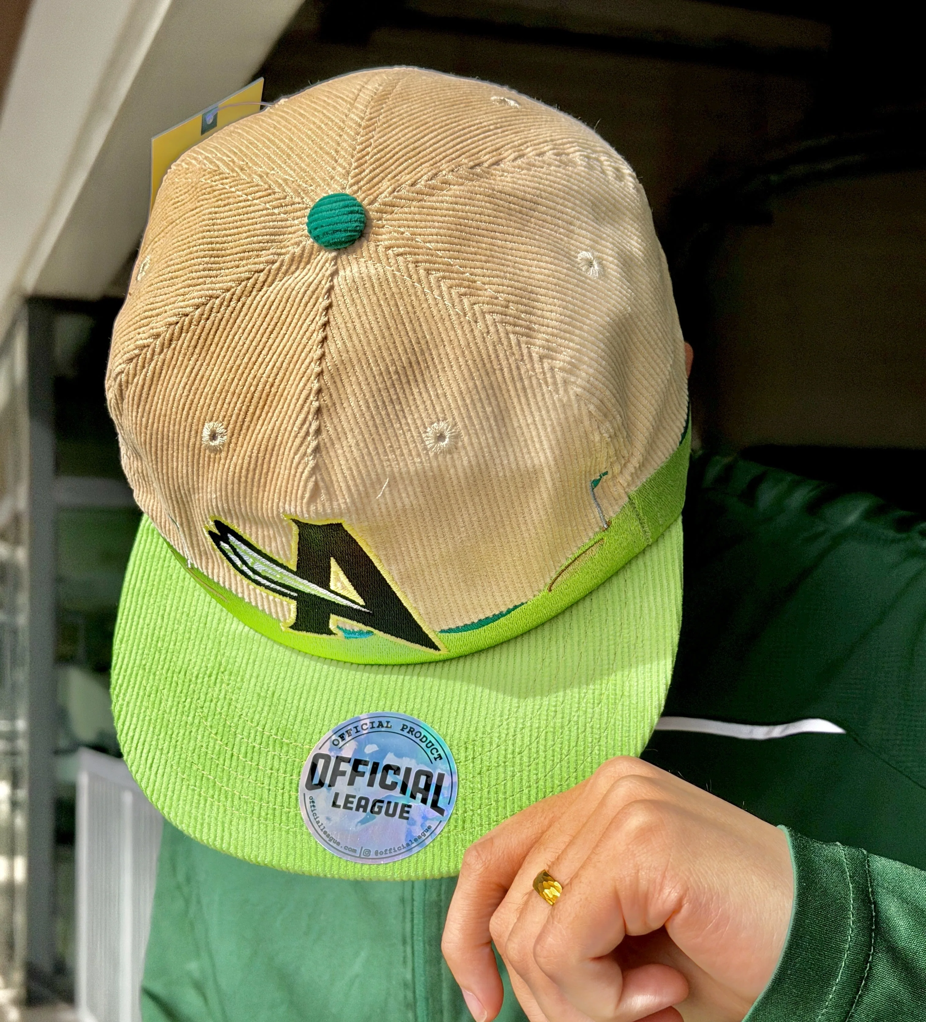 Augusta GreenJackets Cord Hat - Image 2