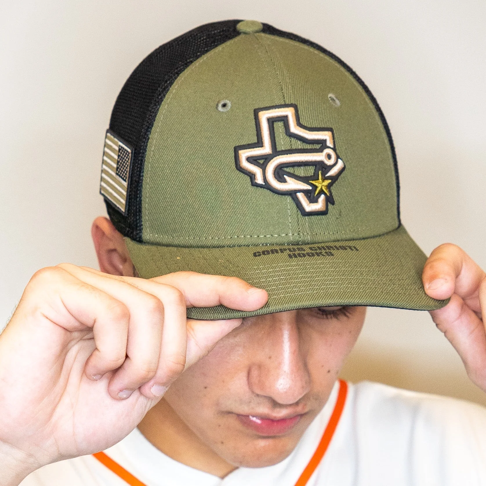 Corpus Christi Hooks New Era - 39Thirty Flex M-Crown - 2026 Armed Forces Cap