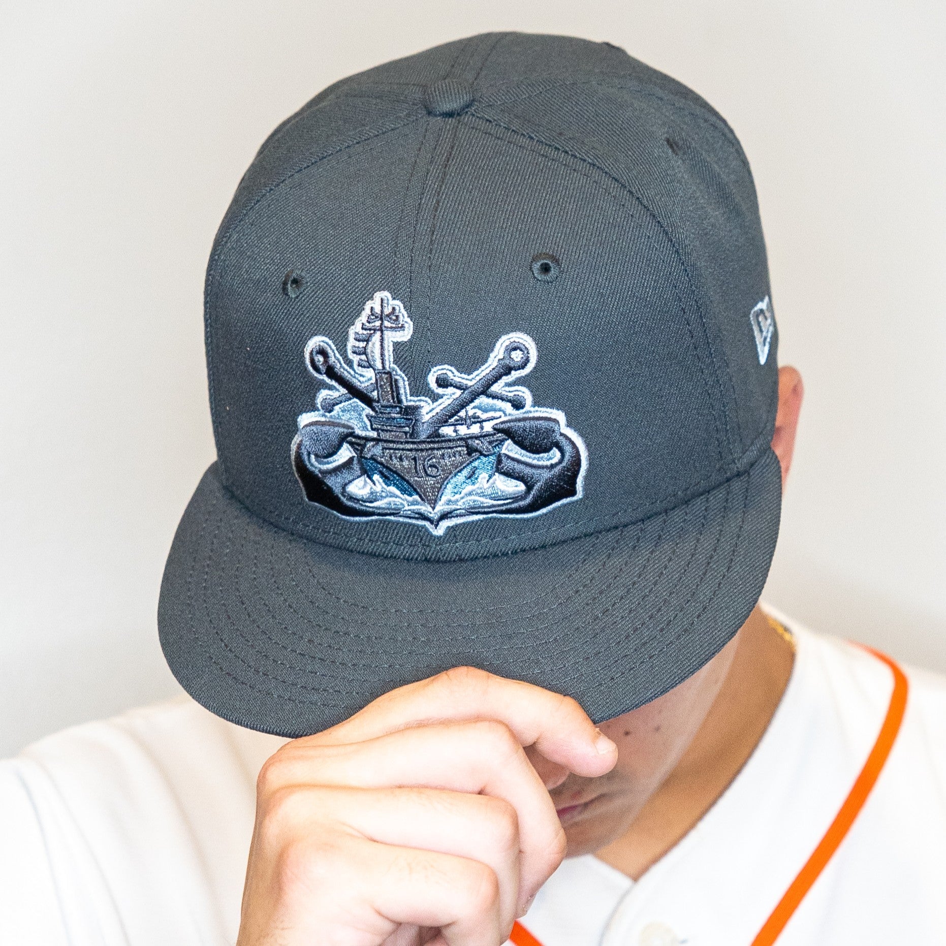 Corpus Christi Hooks New Era - 59Fifty Fitted - 2026 Blue Ghosts Authentic On-Field Cap
