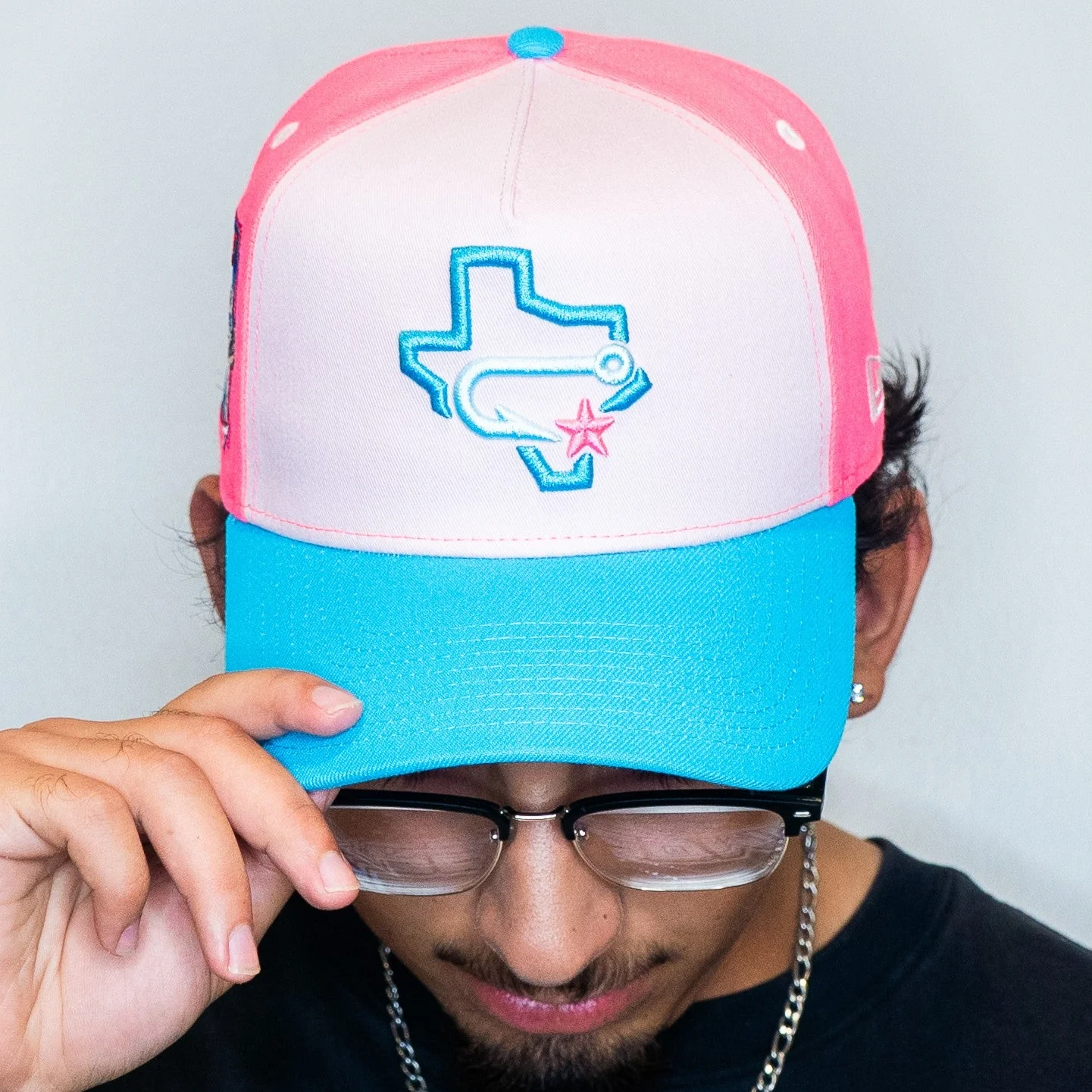 Corpus Christi Hooks New Era - 9Forty A-Frame Adjustable Cap - Big League Chew 2026 - Cotton Candy Gum