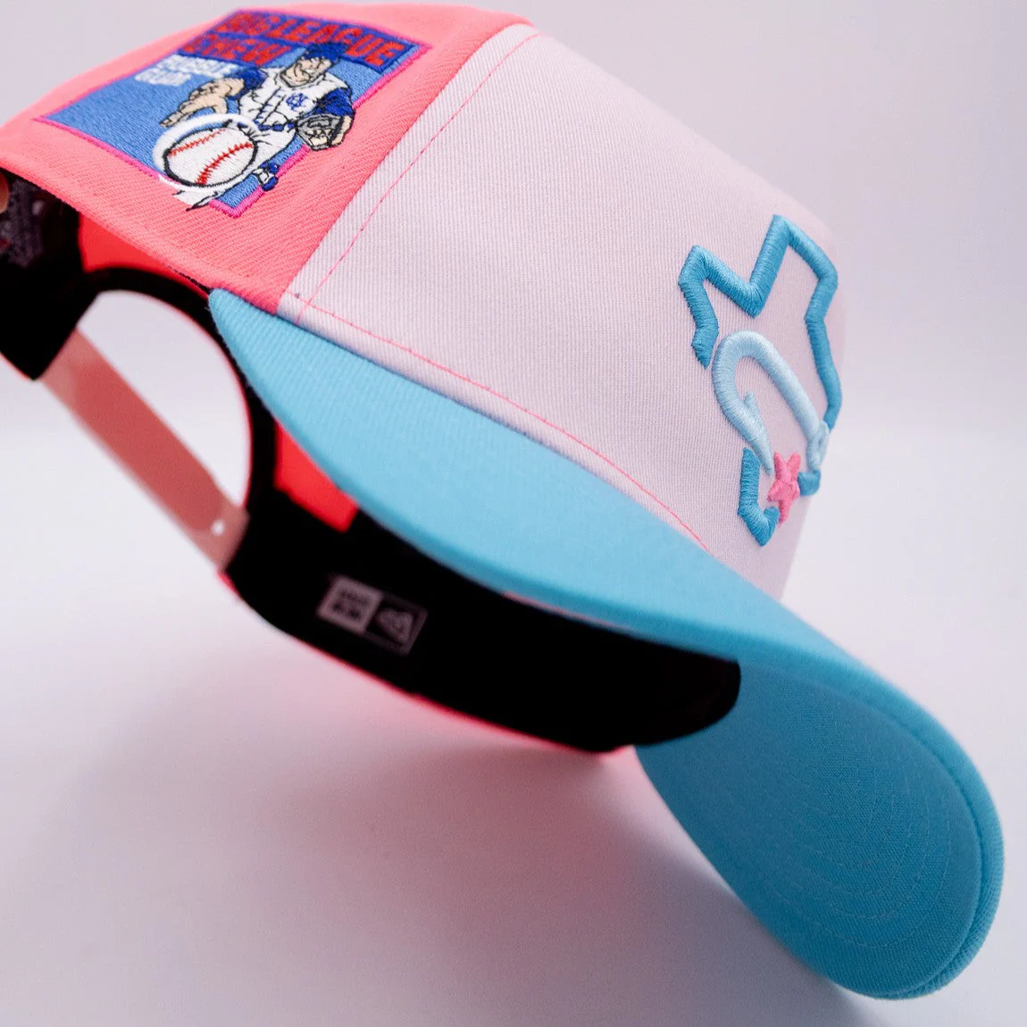 Corpus Christi Hooks New Era - 9Forty A-Frame Adjustable Cap - Big League Chew 2026 - Cotton Candy Gum - Image 3