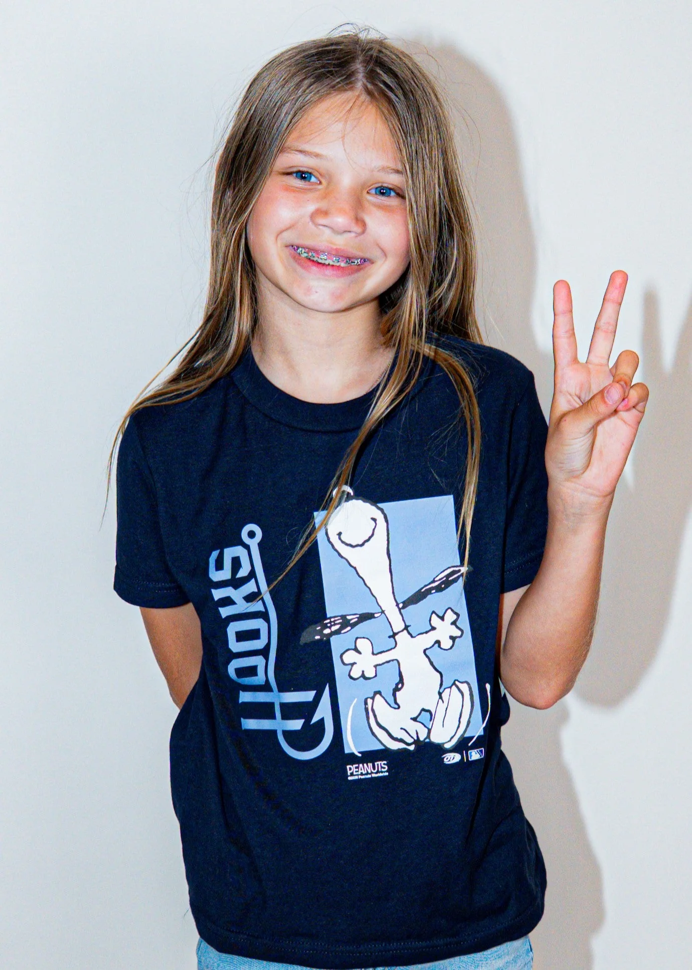 Corpus Christi Hooks Peanuts - Youth - Snoopy Dancing Tee Shirt