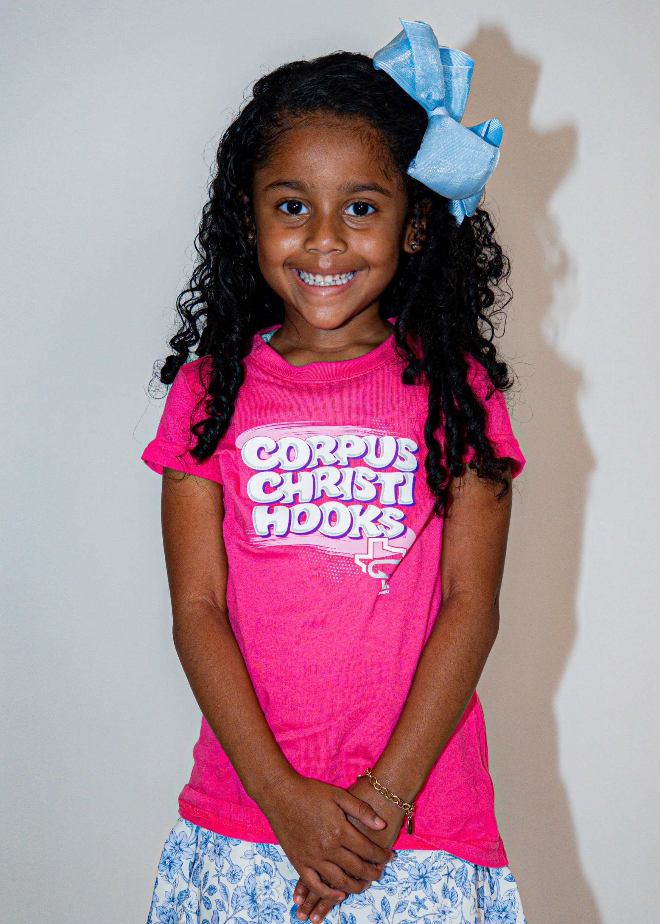 Corpus Christi Hooks Toddler - Girls Tee Limestone