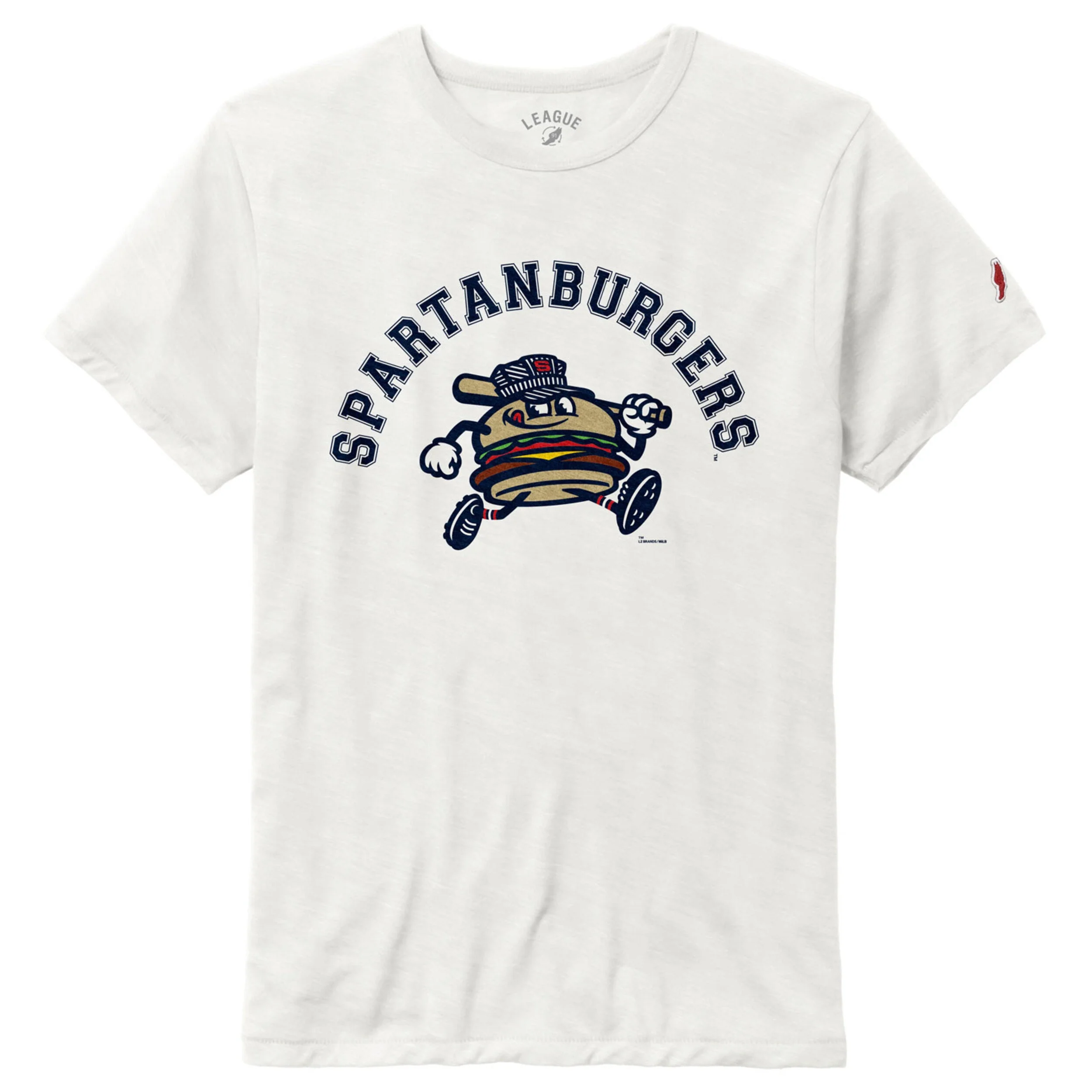 Cream Arch Script League Tee