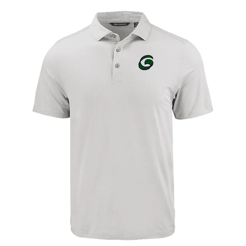 Cutter & Buck White Concrete Polo