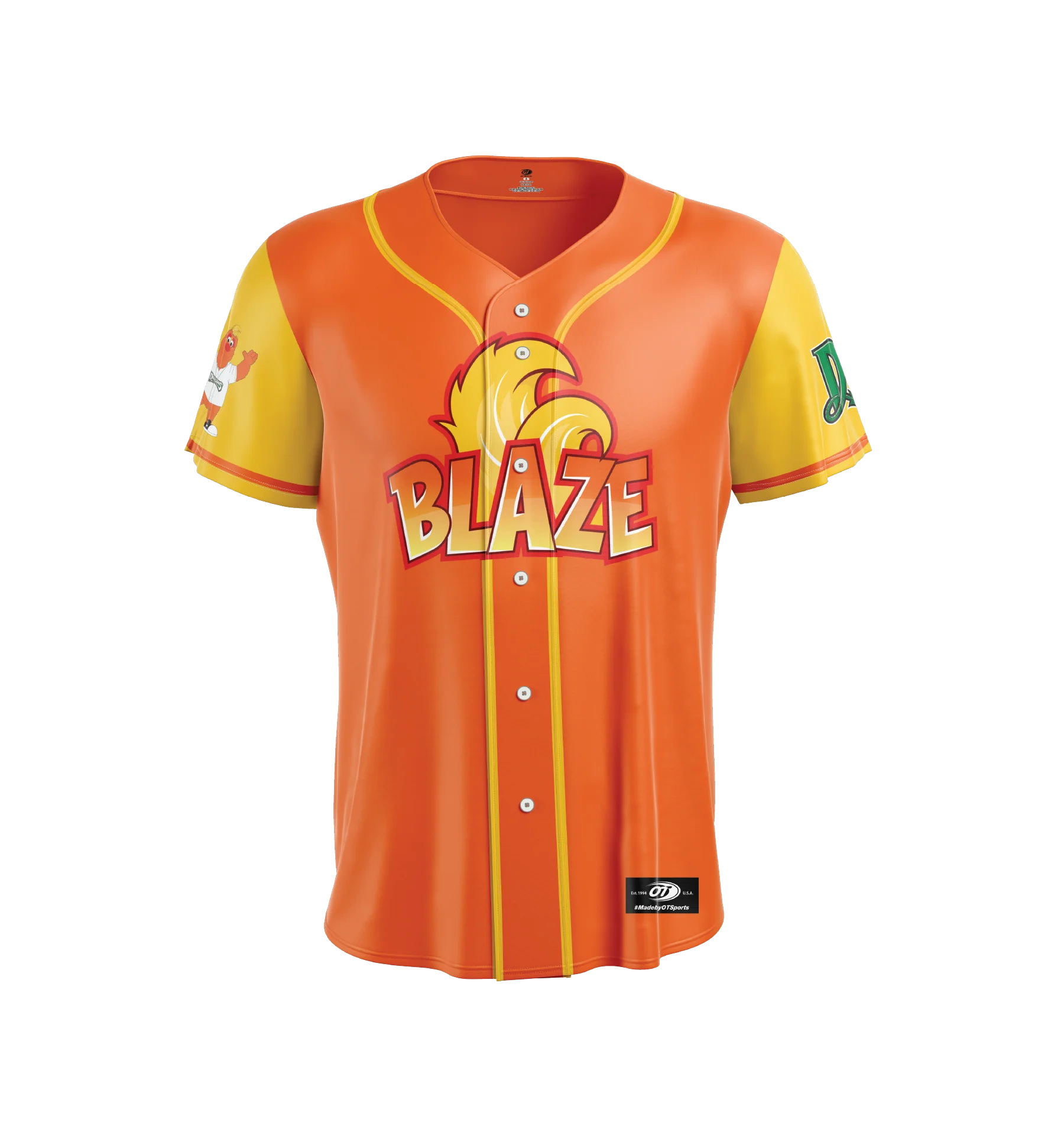 Dayton Dragons OT Sports Youth Mascot Jerseys - Image 3