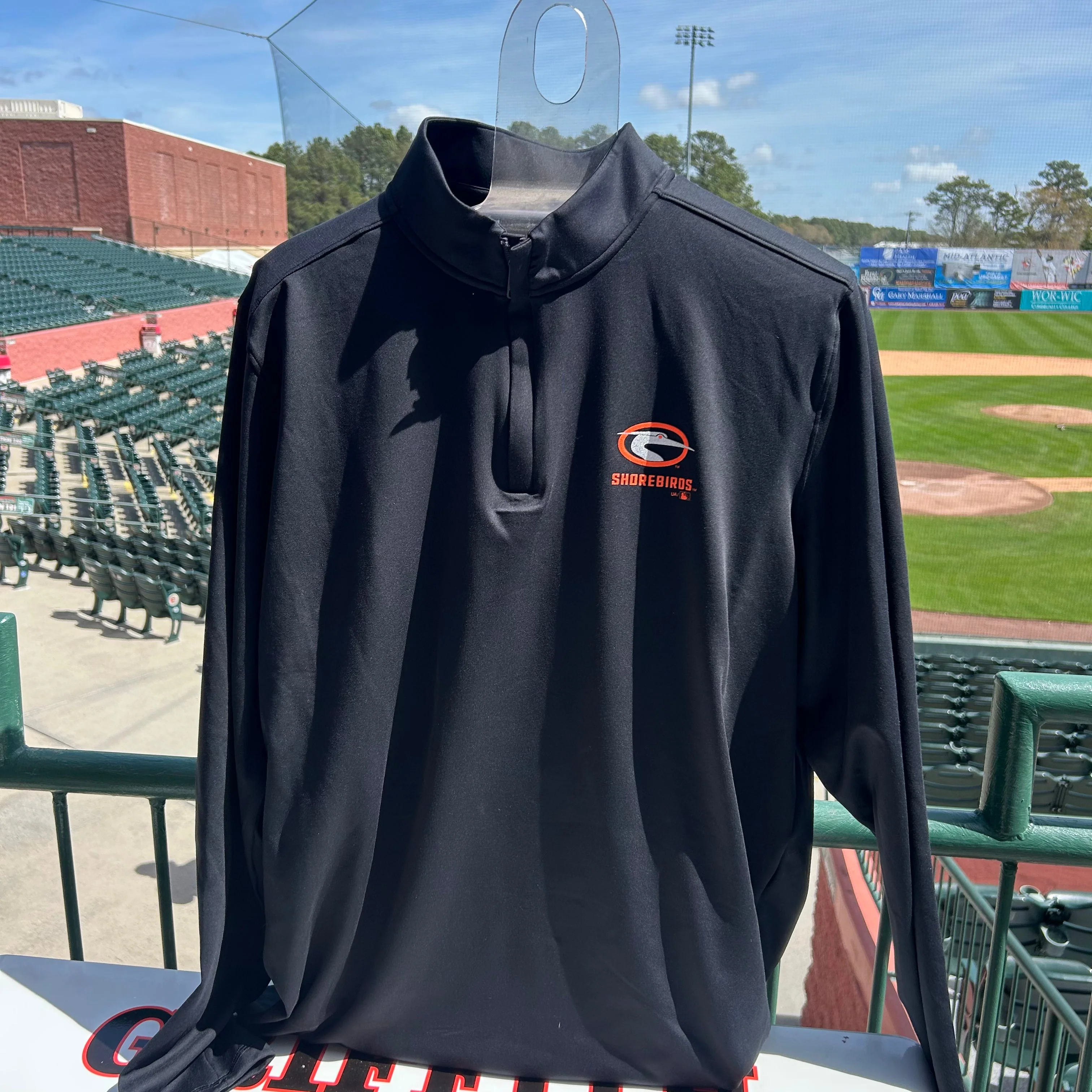 Delmarva Shorebirds Under Armour Throwback 1/4 Zip