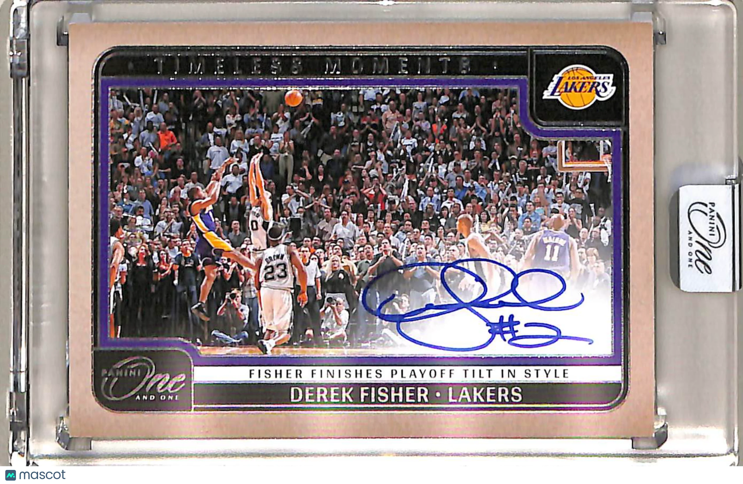Derek Fisher 2025 Panini One and One Timeless Mom