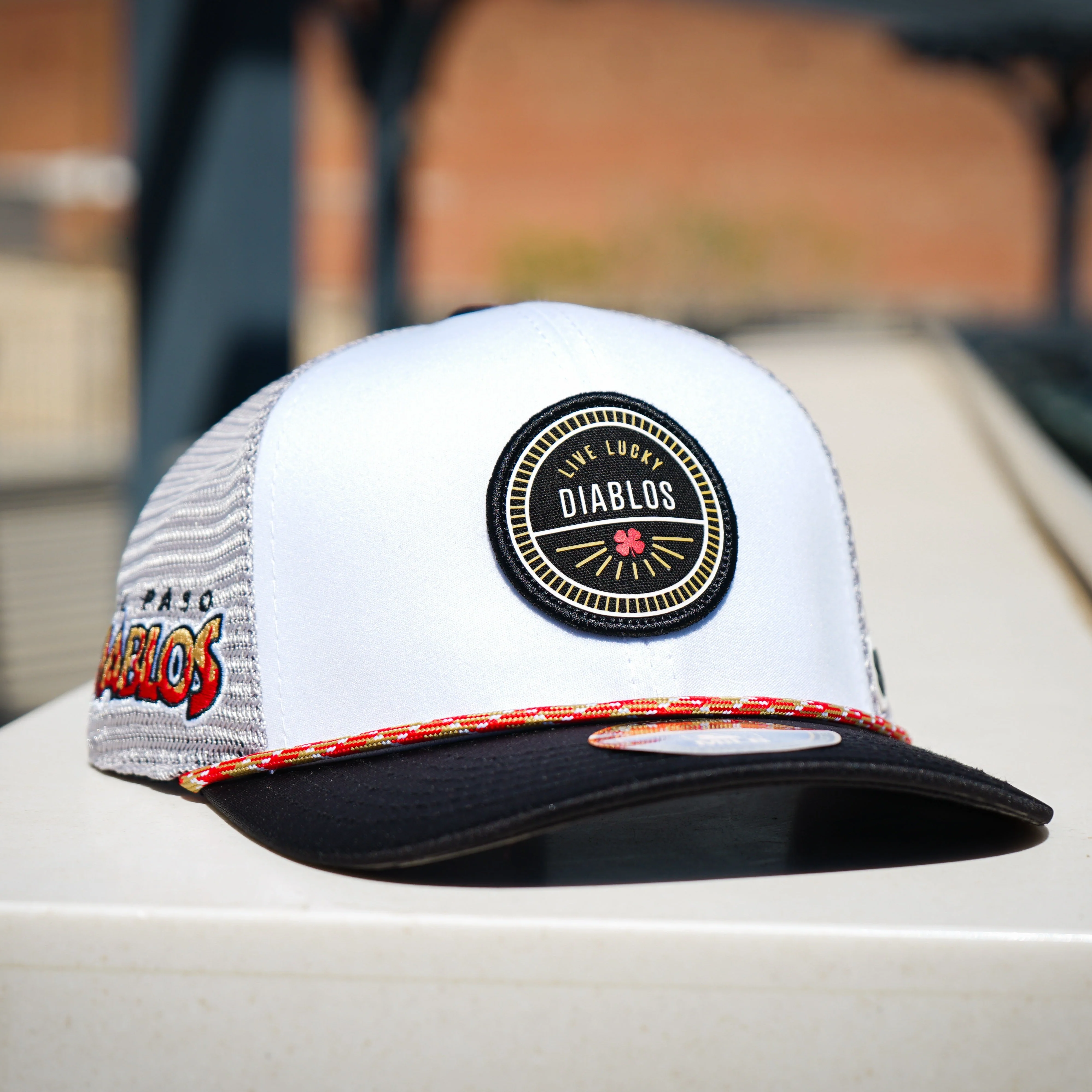 DIABLOS WALK OFF SNAP BACK TRUCKER- BLACK CLOVER