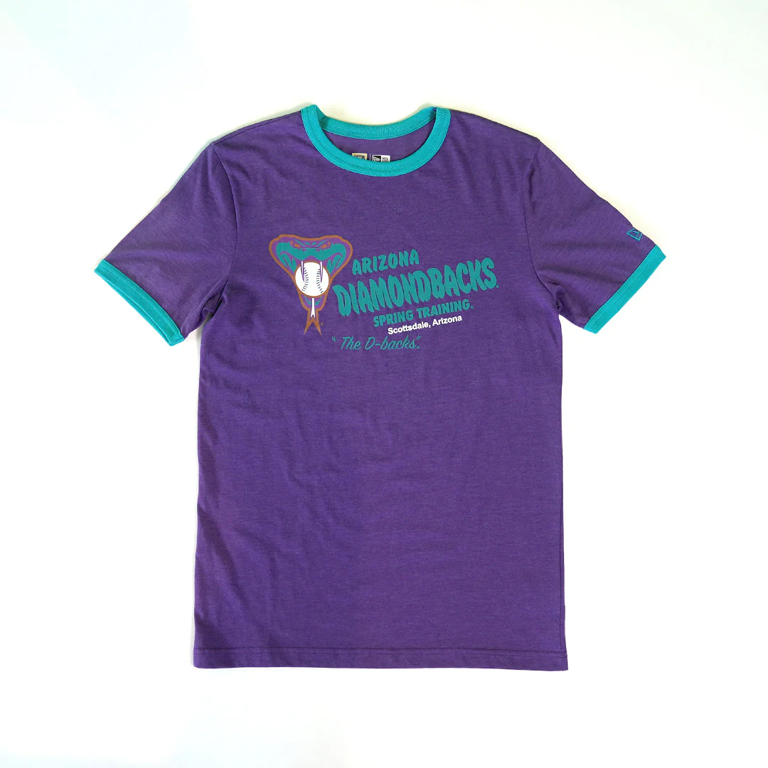 Arizona Diamondbacks 2024 Spring Training Purple Turquoise Tee