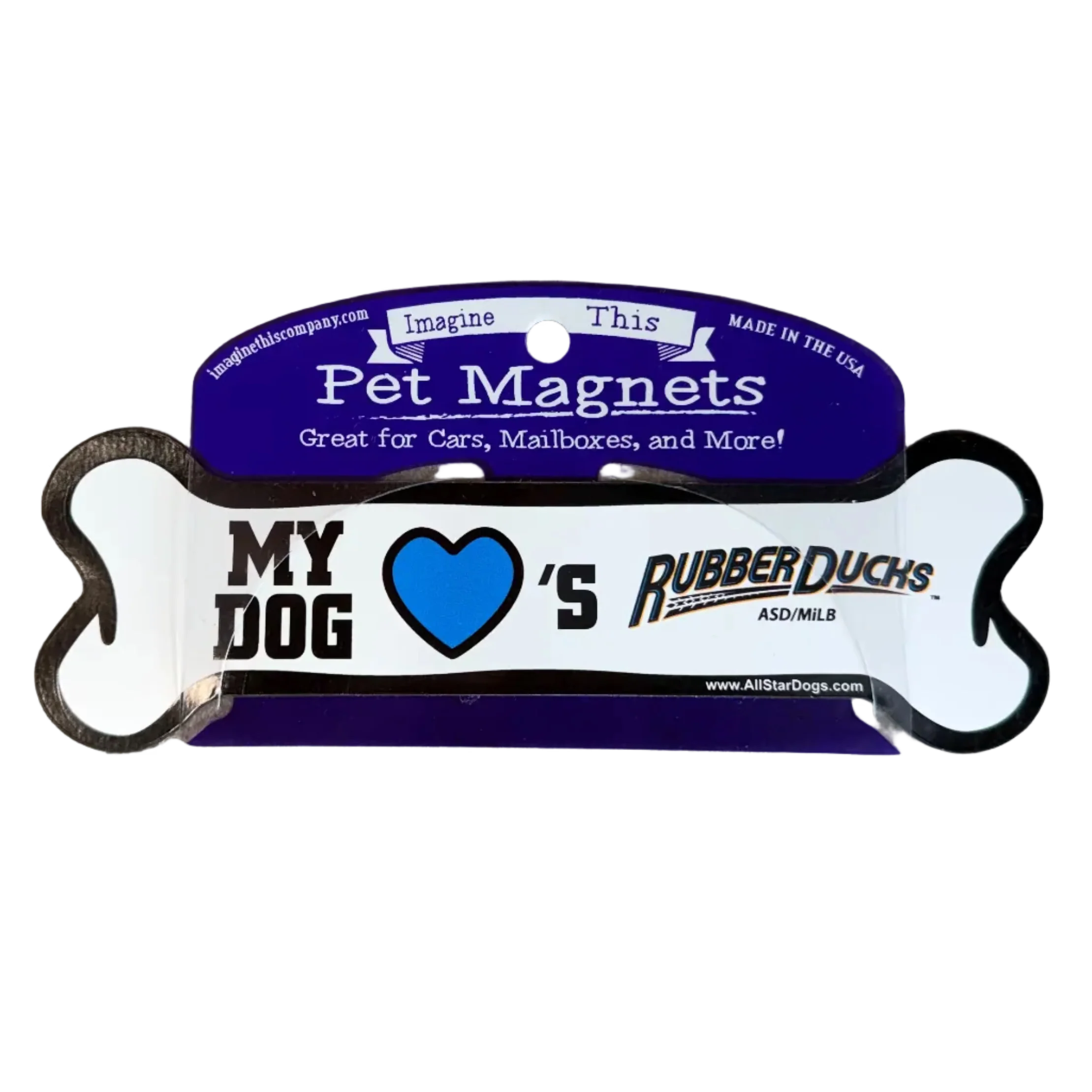 Dog Heart Bone Magnet