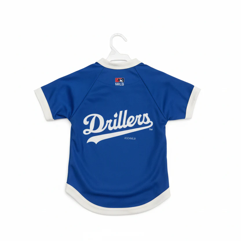 Tulsa Drillers Dog Jersey