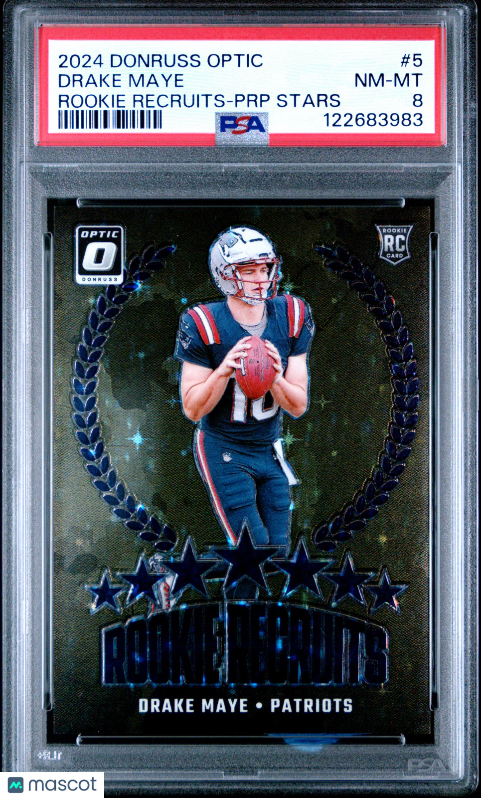 Drake Maye 2024 Panini Donruss Optic Rookie Recru
