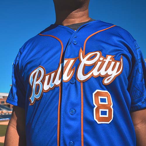 Durham Bulls OT Sports 2022 New Toddler Alternate Bull City Jersey