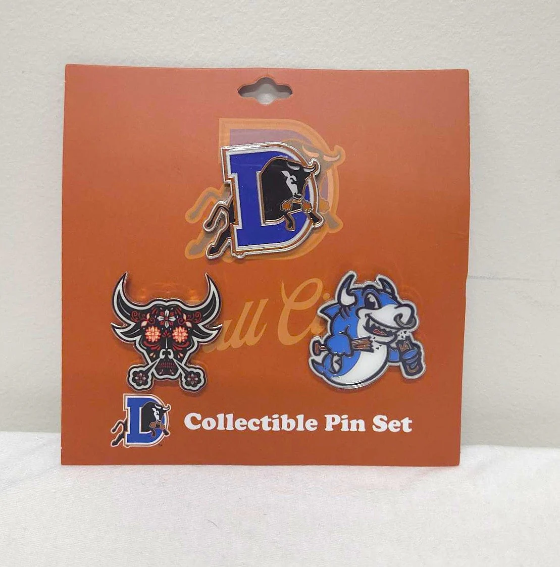 Durham Bulls 3 Lapel Pin Set