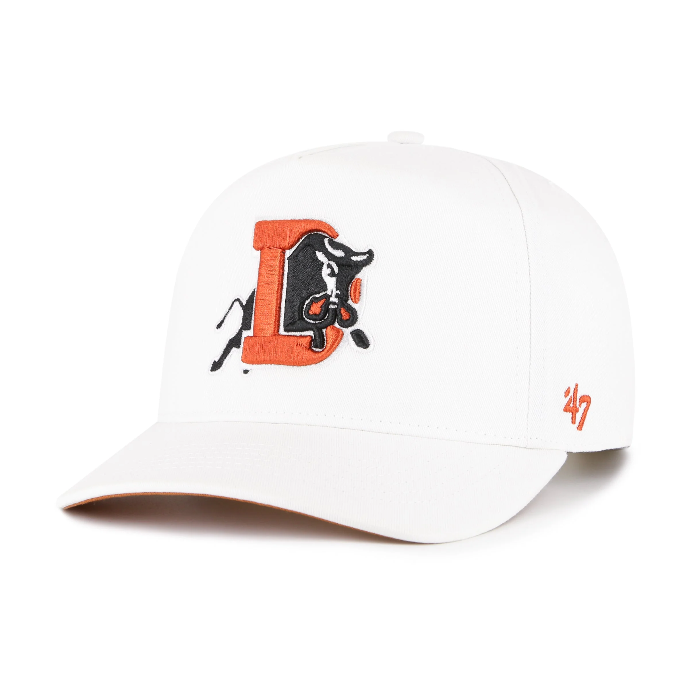 Durham Bulls 47 Brand White Hitch 47 Hitch