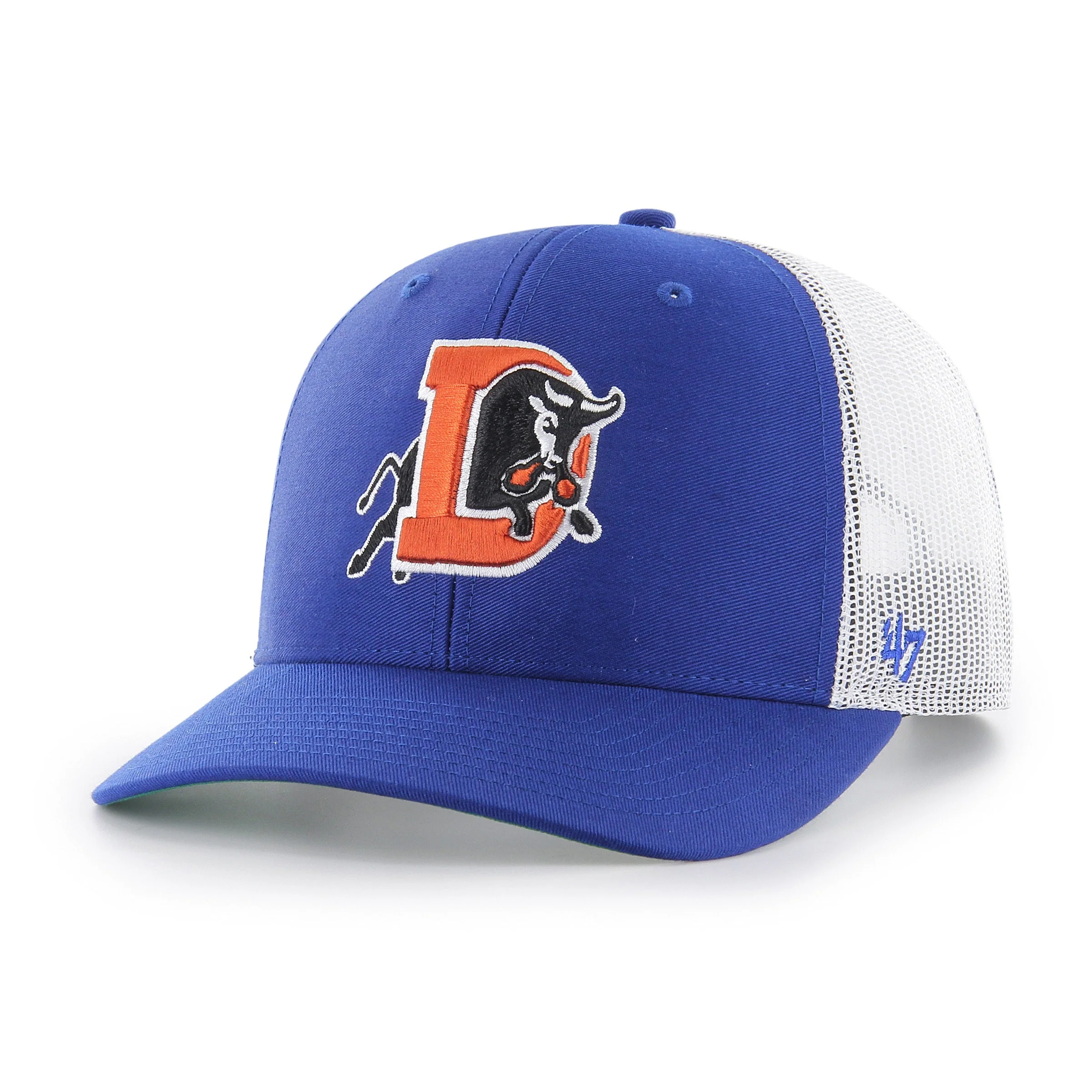 Durham Bulls 47 Brand Youth Royal Branson Trucker Cap