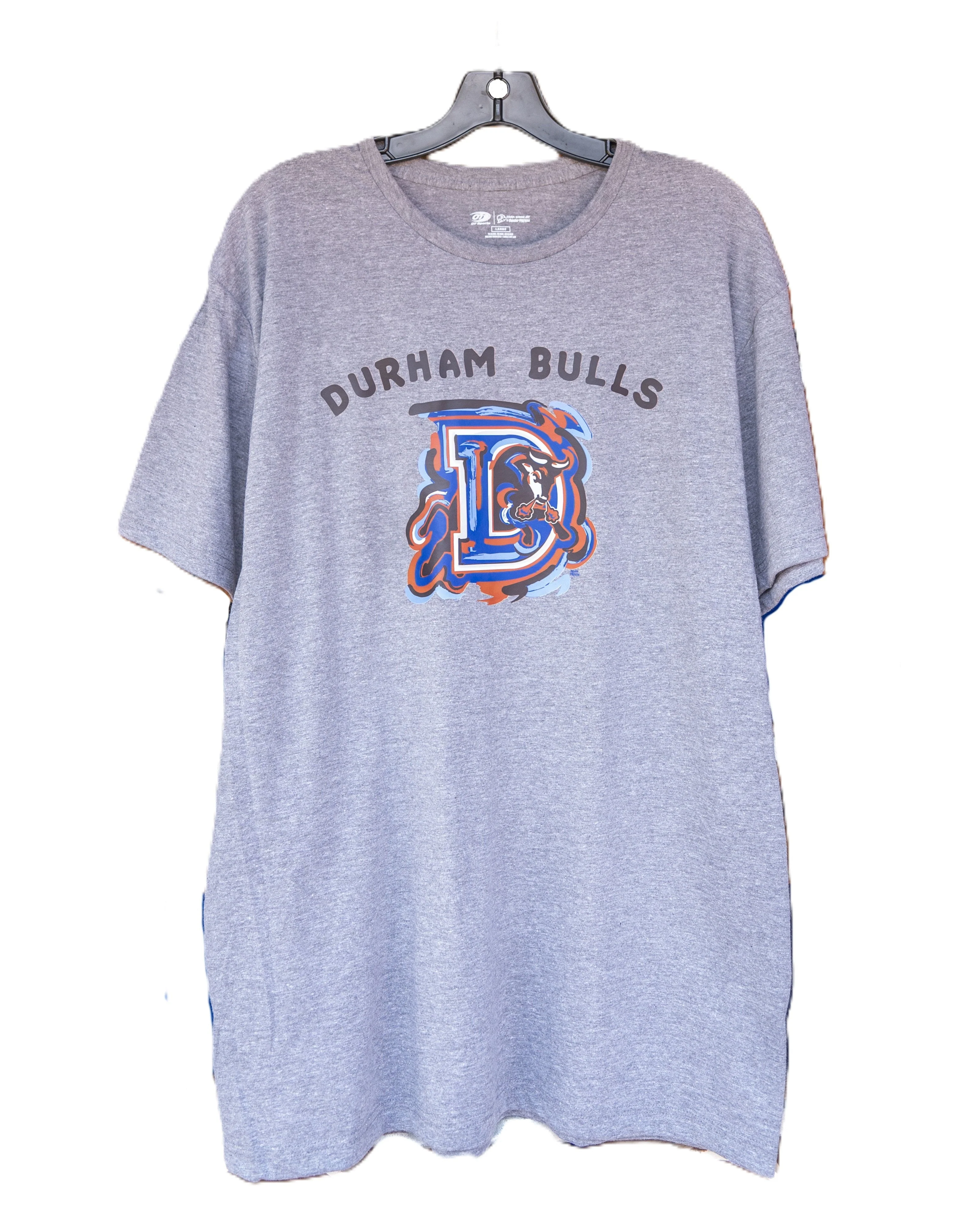 Durham Bulls D Logo Graphitti Tee - Image 4