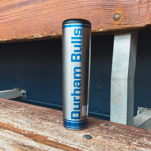 Durham Bulls Dugout Mug Stainless Steel Metal Tumbler - Image 2