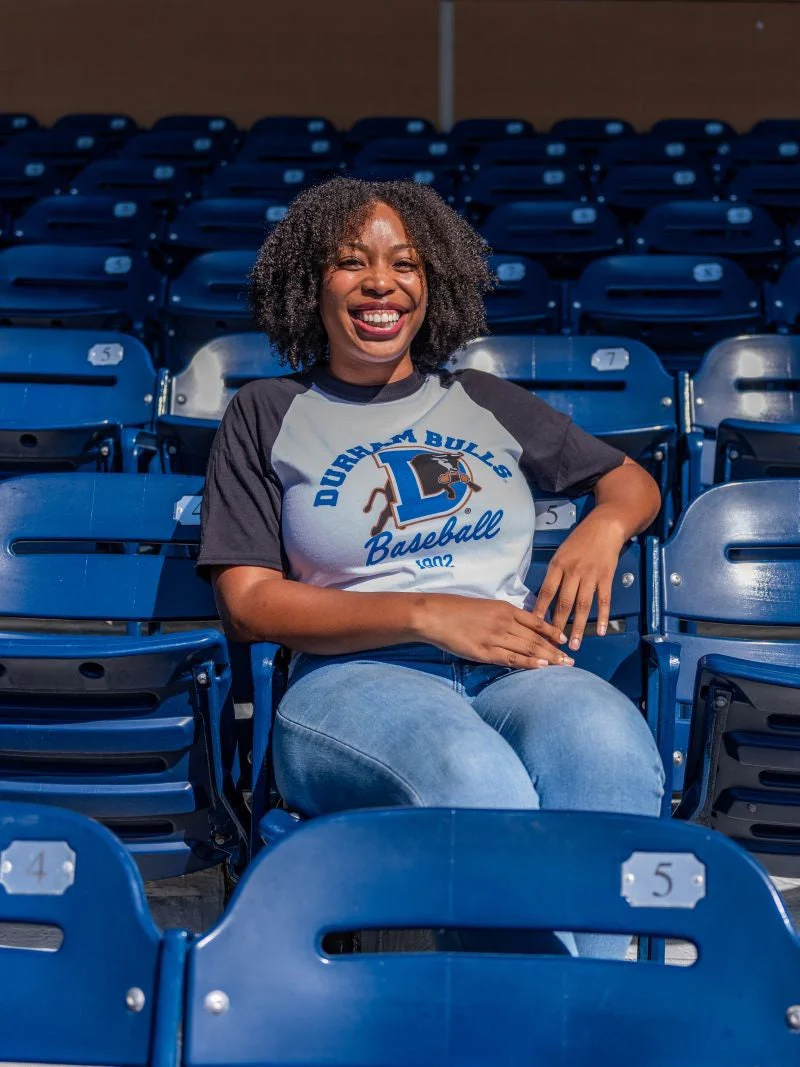 Durham Bulls Girl Tribe Raglan Tee - Image 2