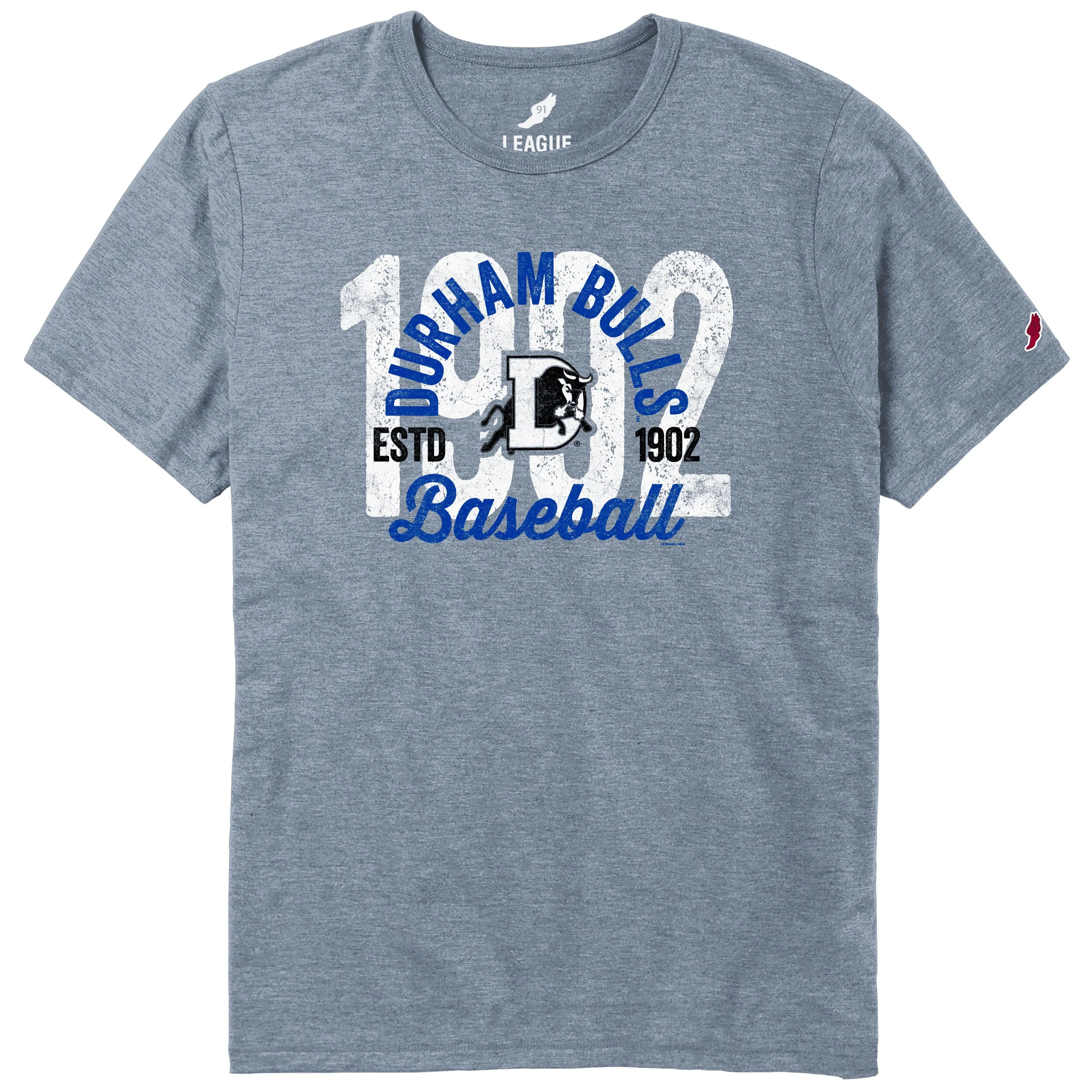 Durham Bulls Heathered 1902 Tee