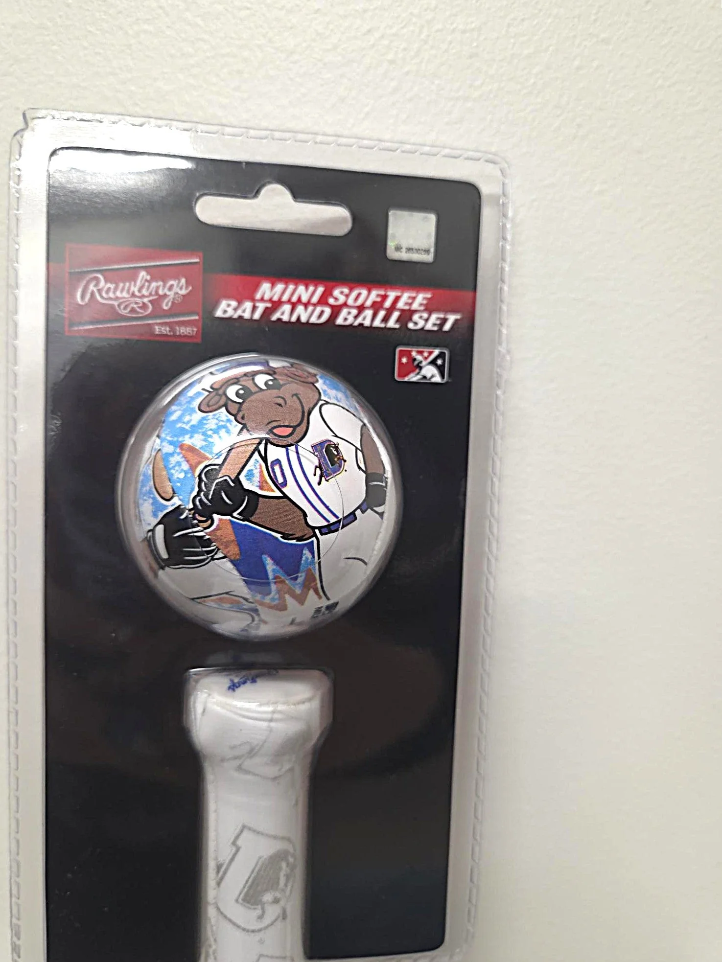 Durham Bulls Mini Bat & Ball Set - Image 2