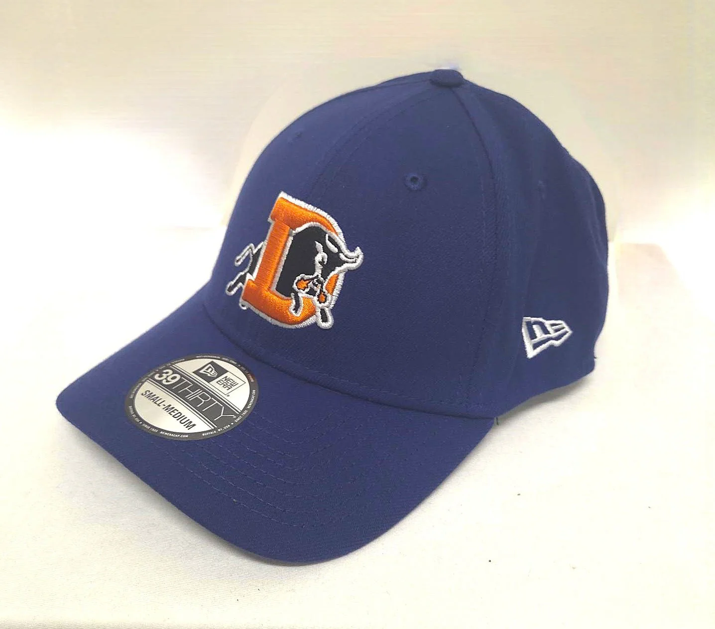 Durham Bulls New Era Home 39Thirty Stretch Fit Cap - Image 2