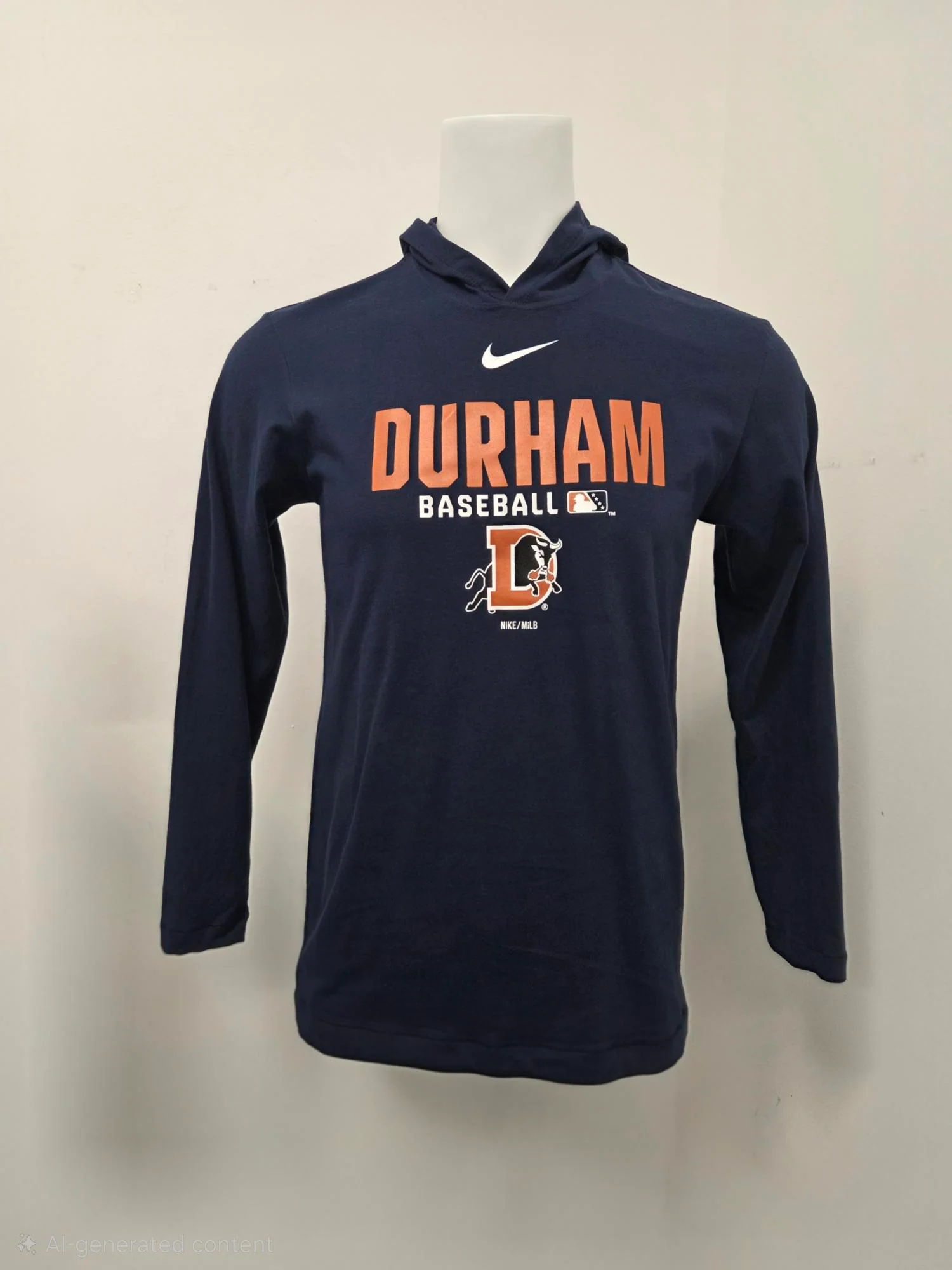 Durham Bulls Nike Dri-Fit L/S Hoodie Tee