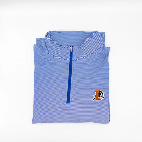Durham Bulls Peter Millar Perth Ministripe 1/4 Pullover