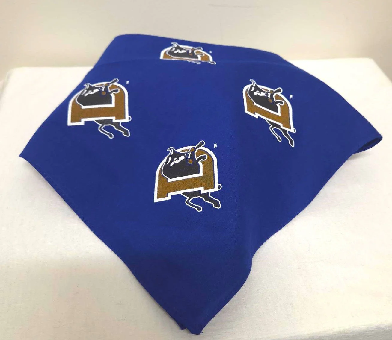 Durham Bulls Repeating Logo Bandana