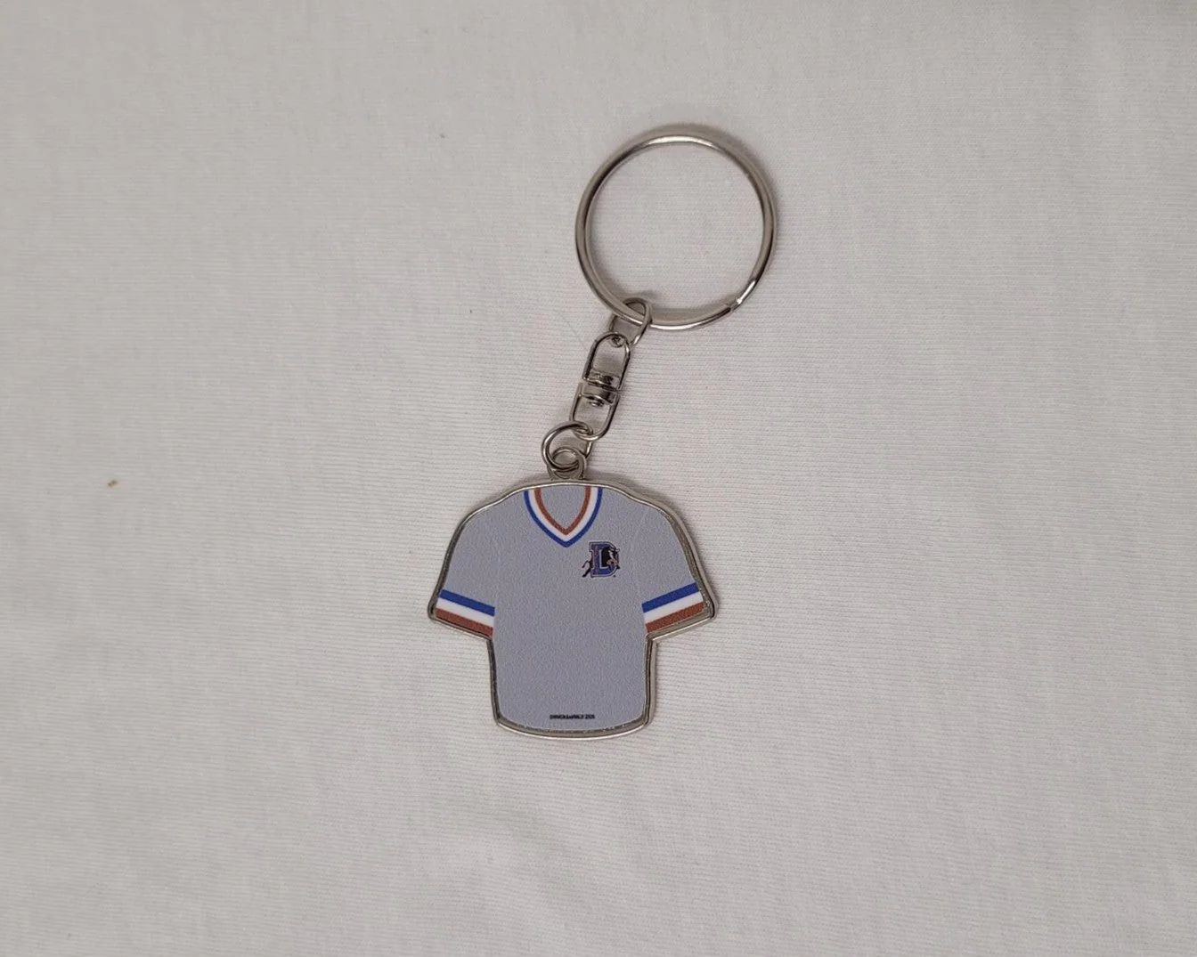 Durham Bulls Reversible Jersey Keychain - Image 2