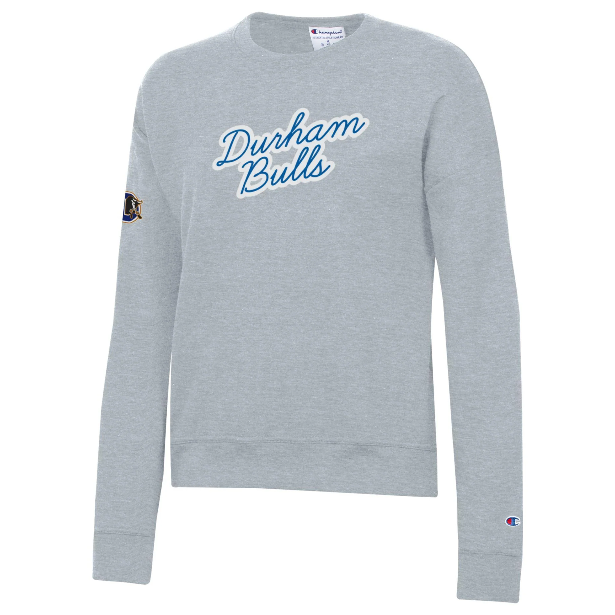 Durham Bulls Women's Glitter Script Sweater