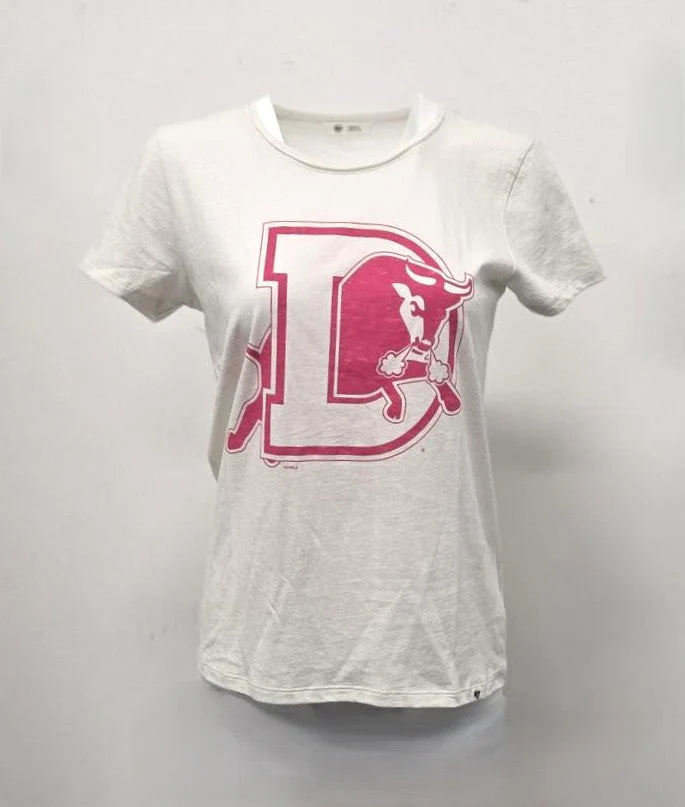 Durham Bulls Women's Pink D Logo Frankie