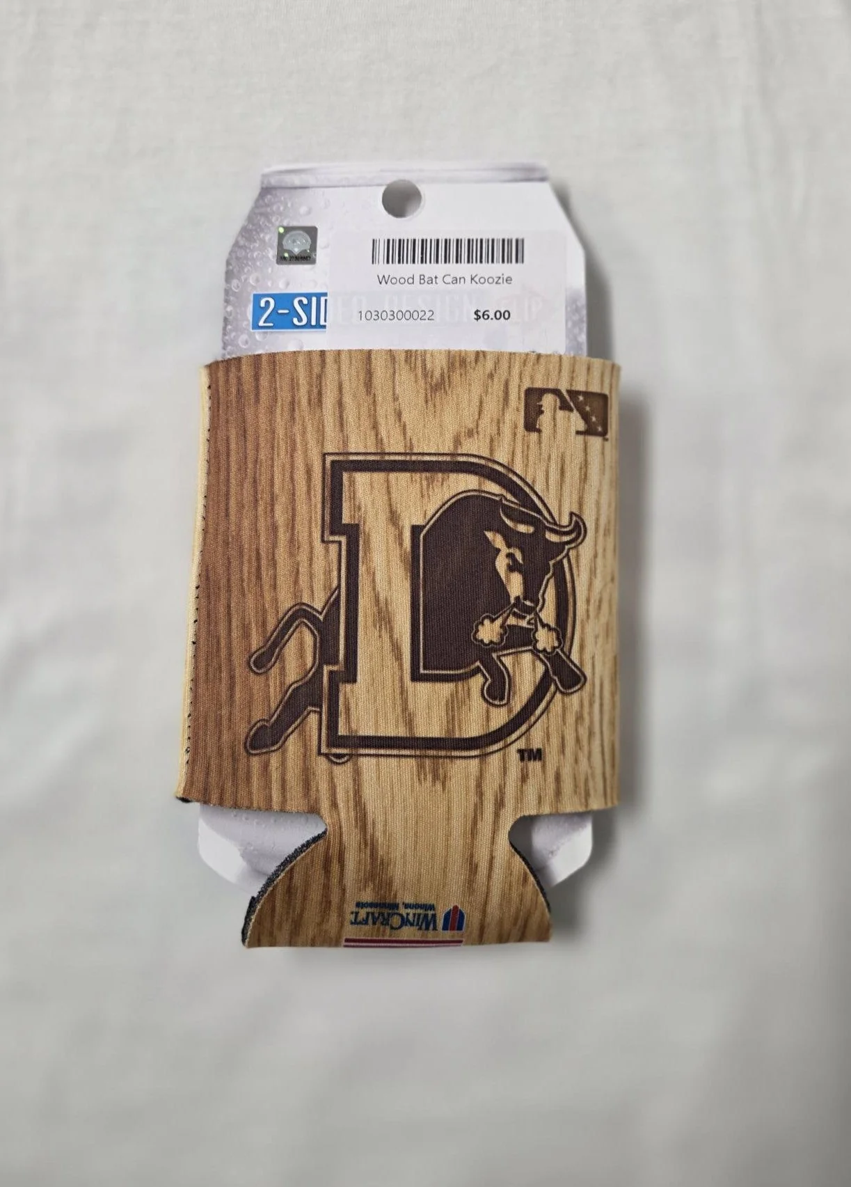 Durham Bulls Wood Bat Koozie - Image 2