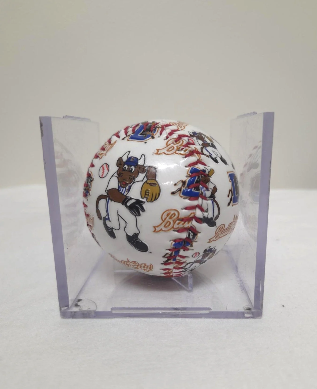 Durham Bulls Wool E. Bull Baseball - Image 3