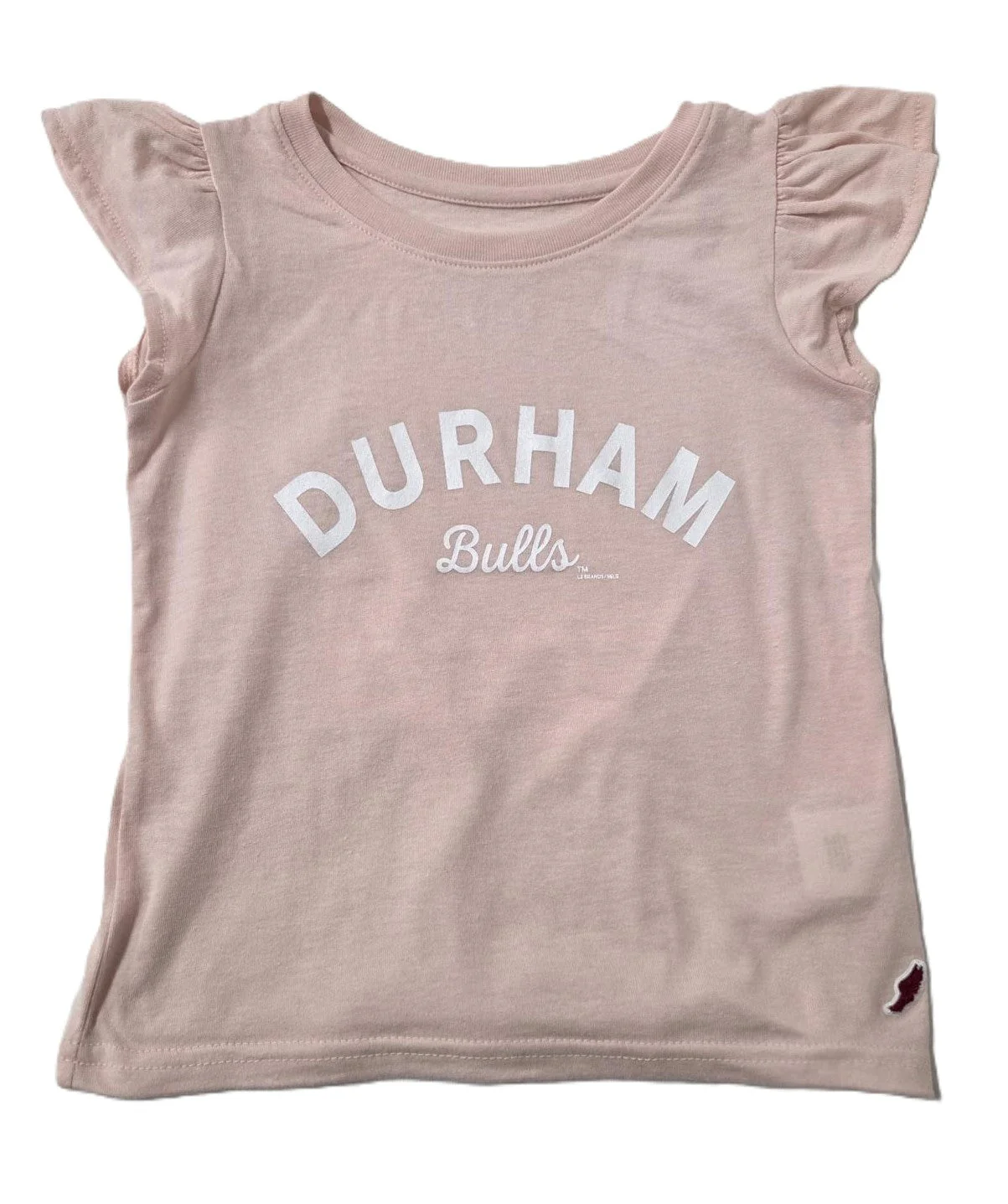Durham Bulls Youth Girls Frill Tee