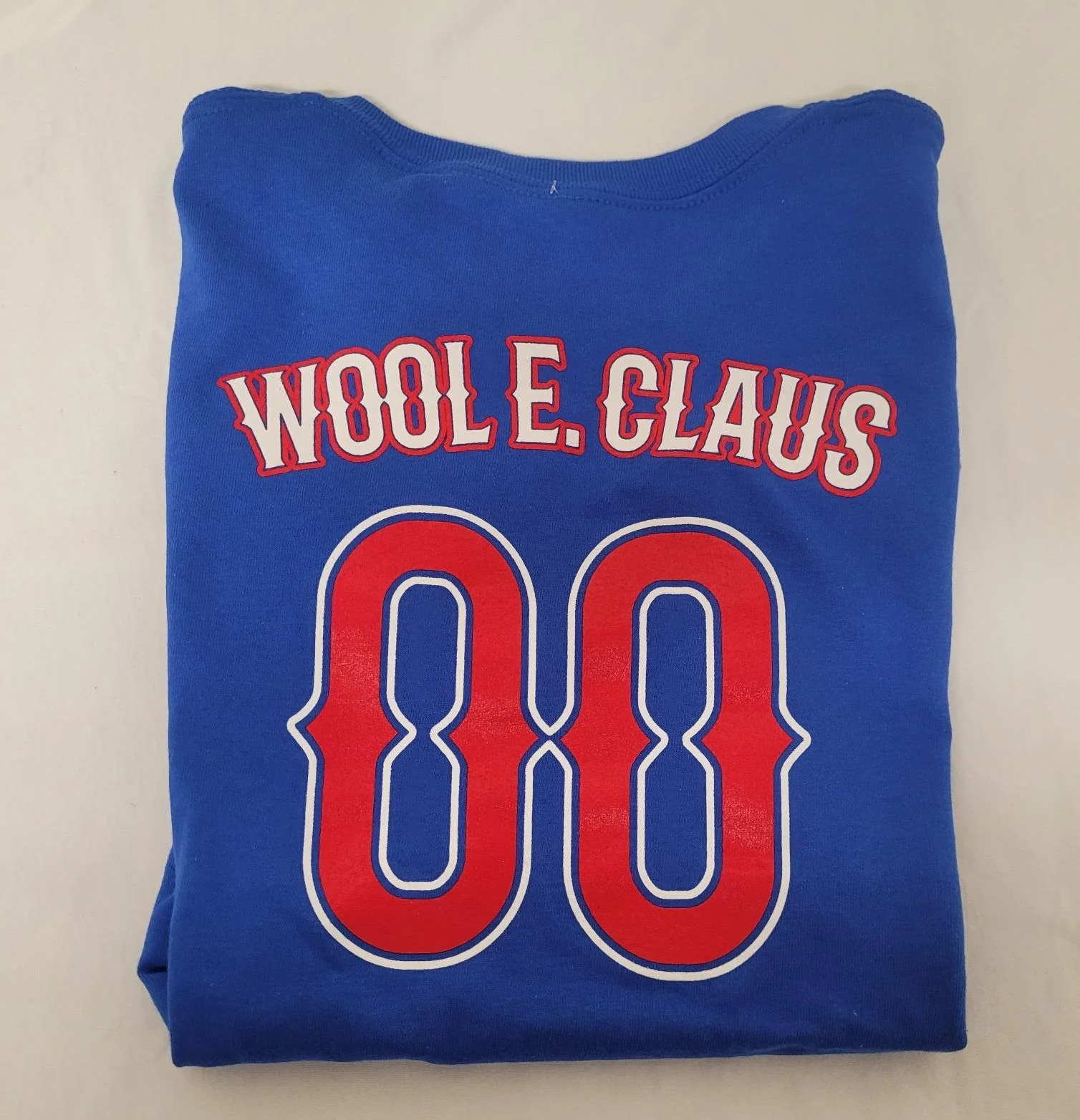 Durham Bulls Youth Wool E. Claus Tee - Image 2