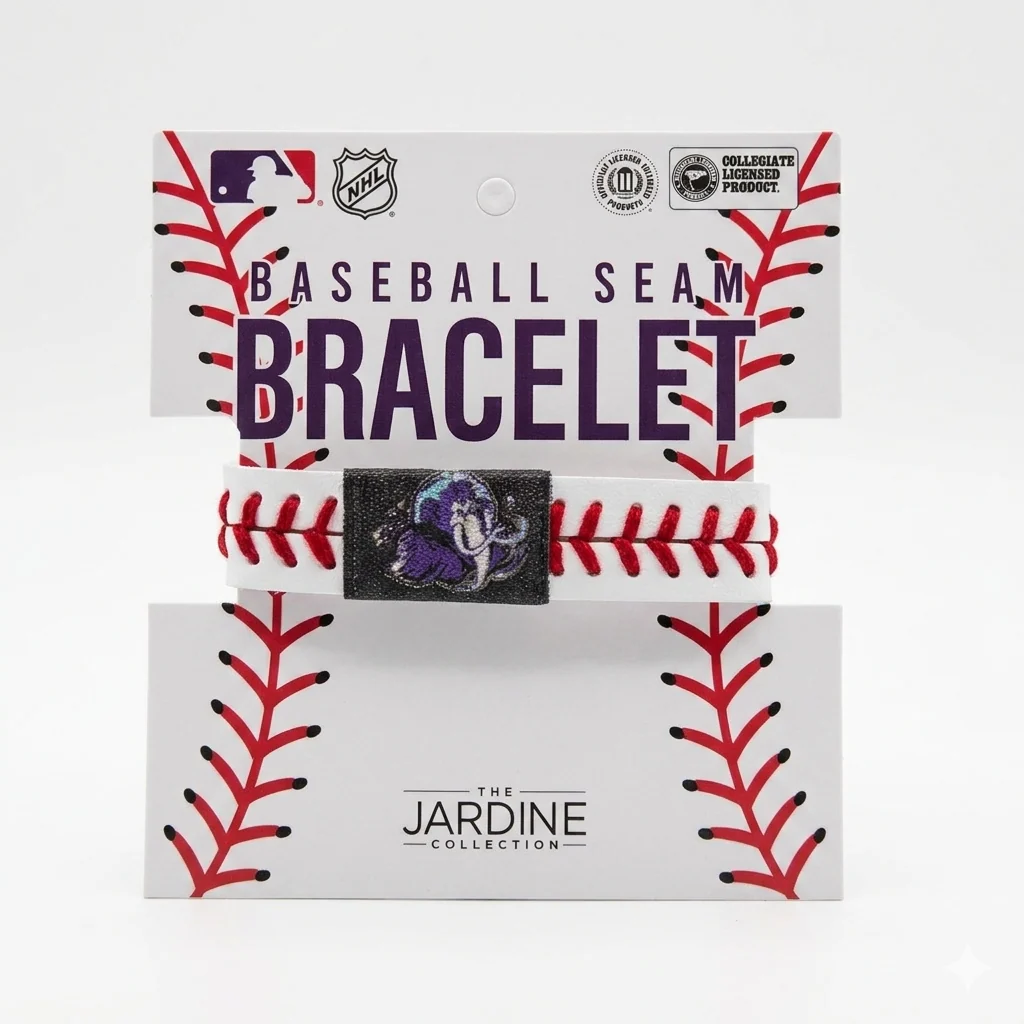 Erie SeaWolves JA Moon Mammoth Seam Bracelet
