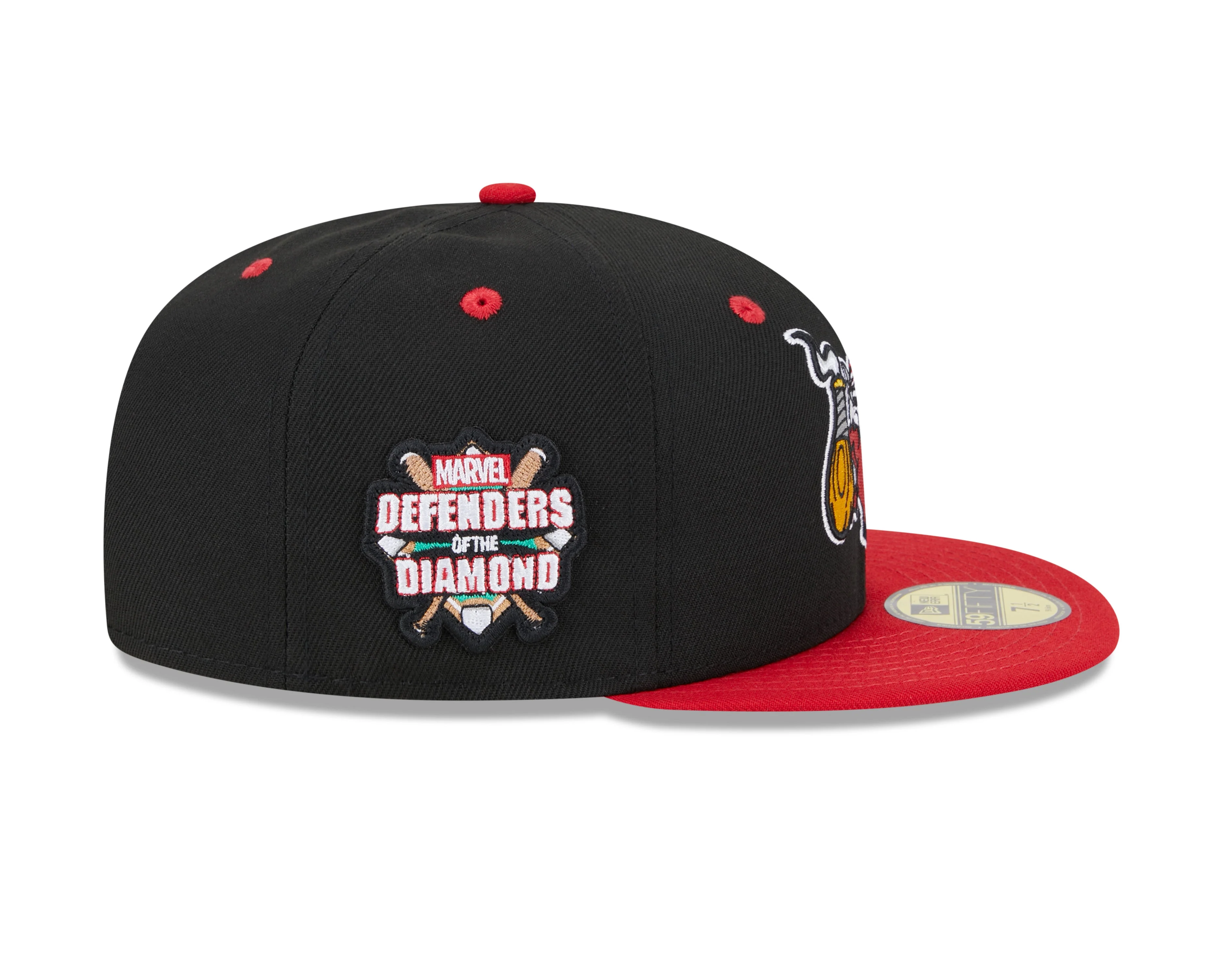 Erie SeaWolves NEC Marvel DOD Black 59FIFTY - Image 2