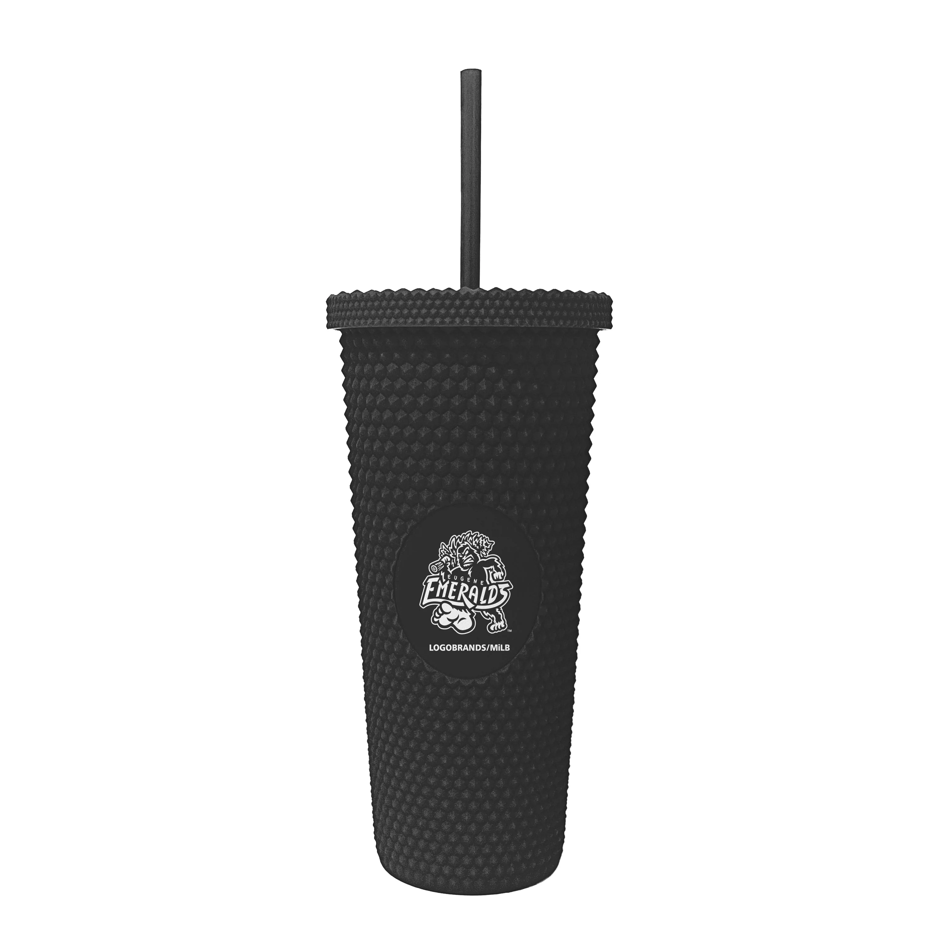 Eugene Emeralds 24 oz. Plastic Studded Tumbler