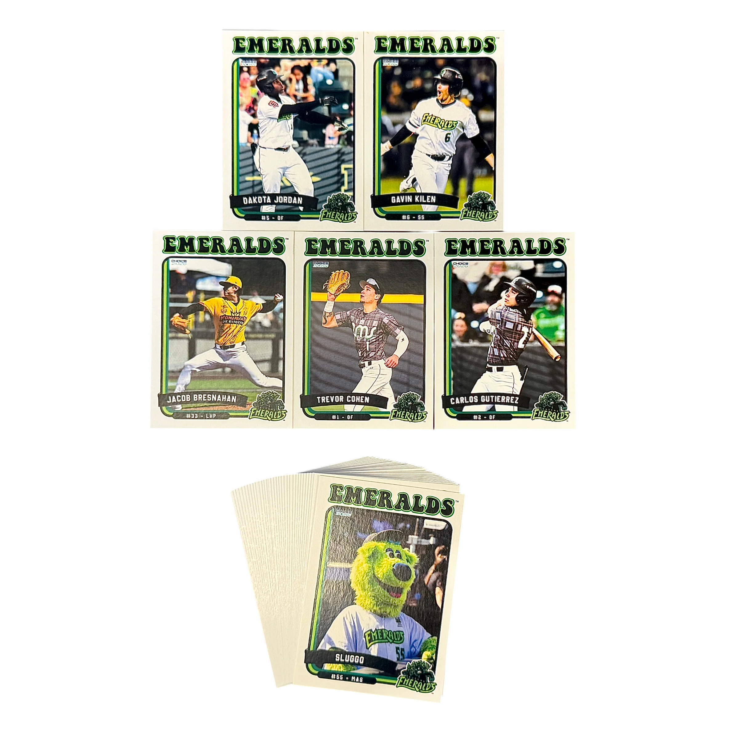 Eugene Emeralds Choice 2026 Team Card Set Series 1